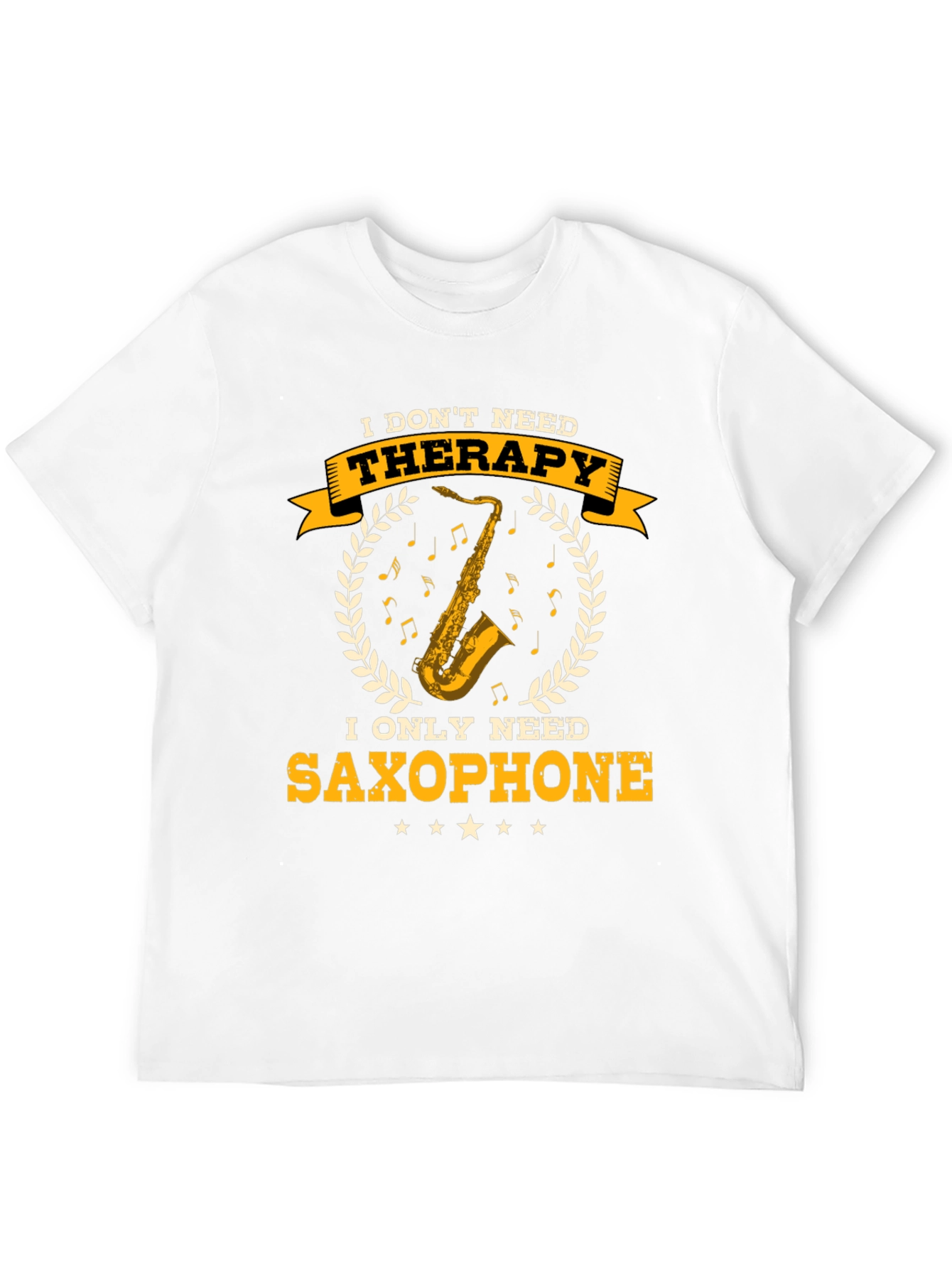Saxophone Therapy T-Shirt - Musician Gift