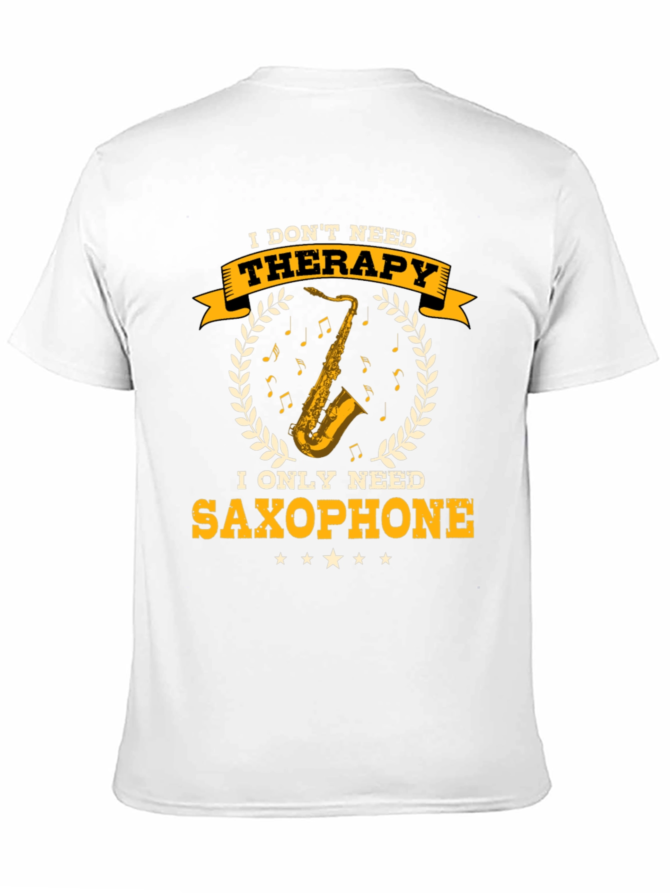 Saxophone Therapy T-Shirt - Musician Gift