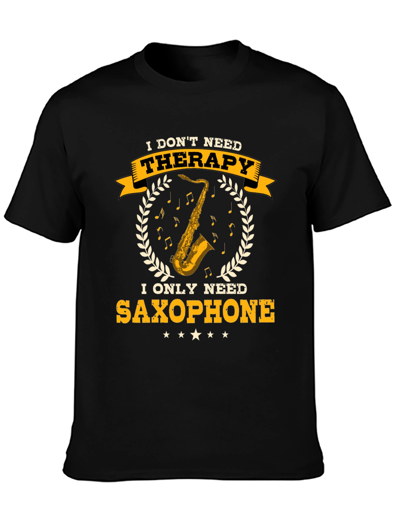 Saxophone Therapy T-Shirt - Musician Gift