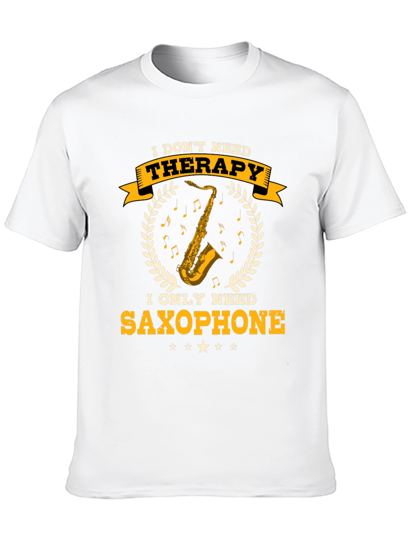 Saxophone Therapy T-Shirt - Musician Gift