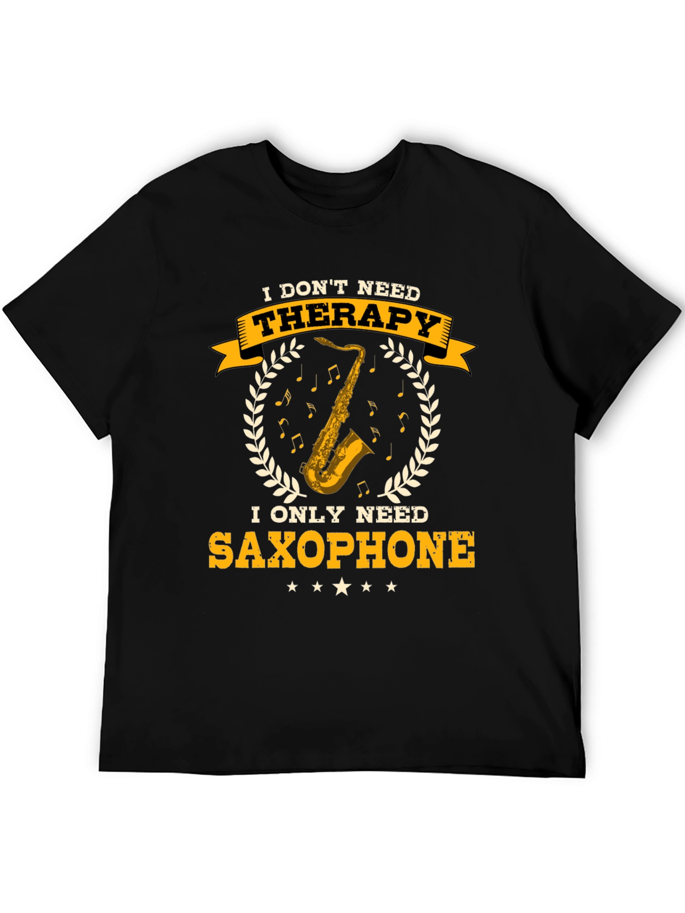 Saxophone Therapy T-Shirt - Musician Gift