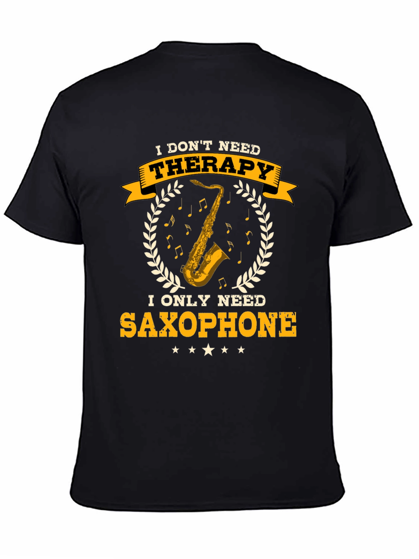 Saxophone Therapy T-Shirt - Musician Gift