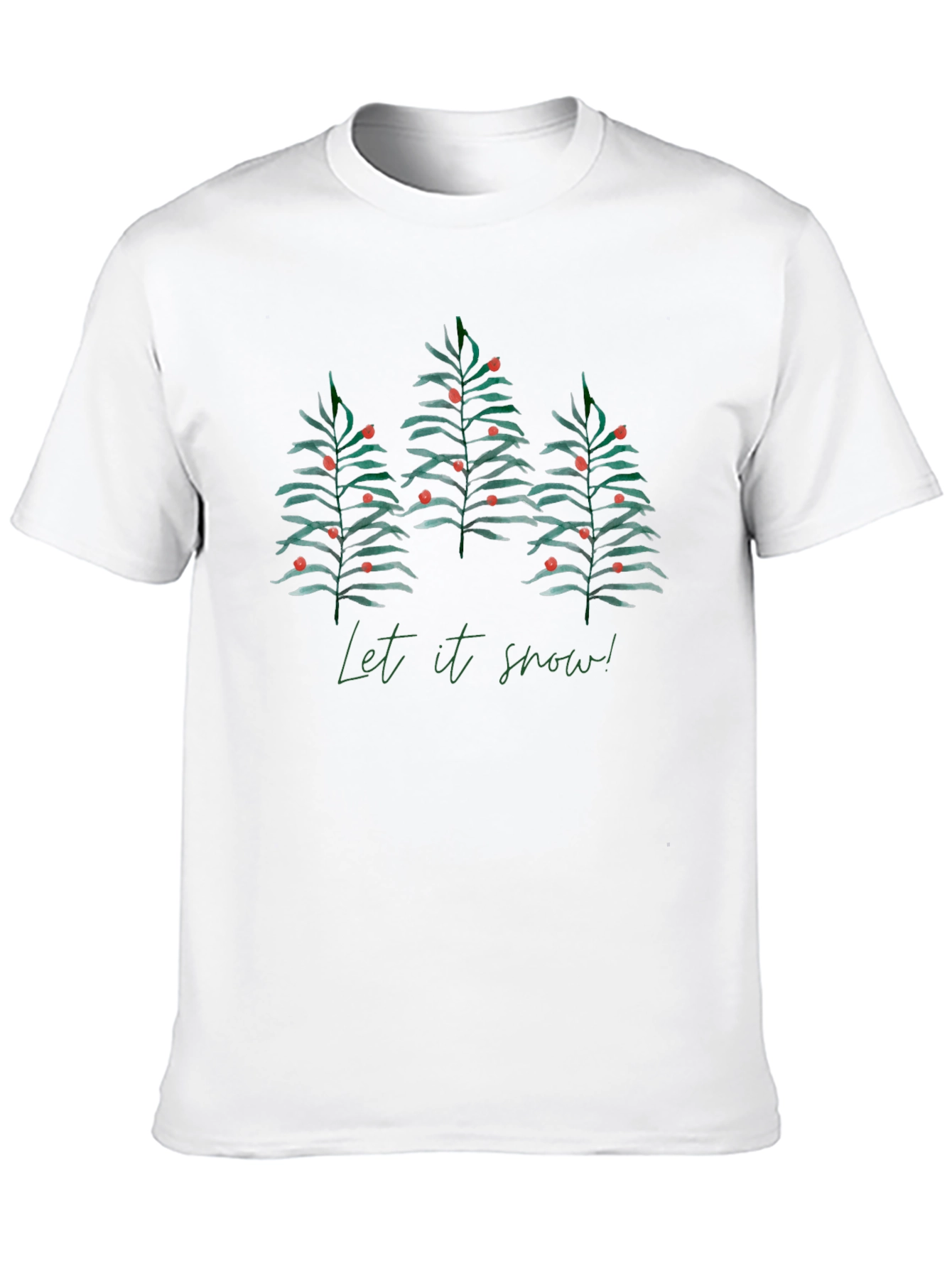 Let it Snow Christmas T-Shirt - Festive Holiday Apparel