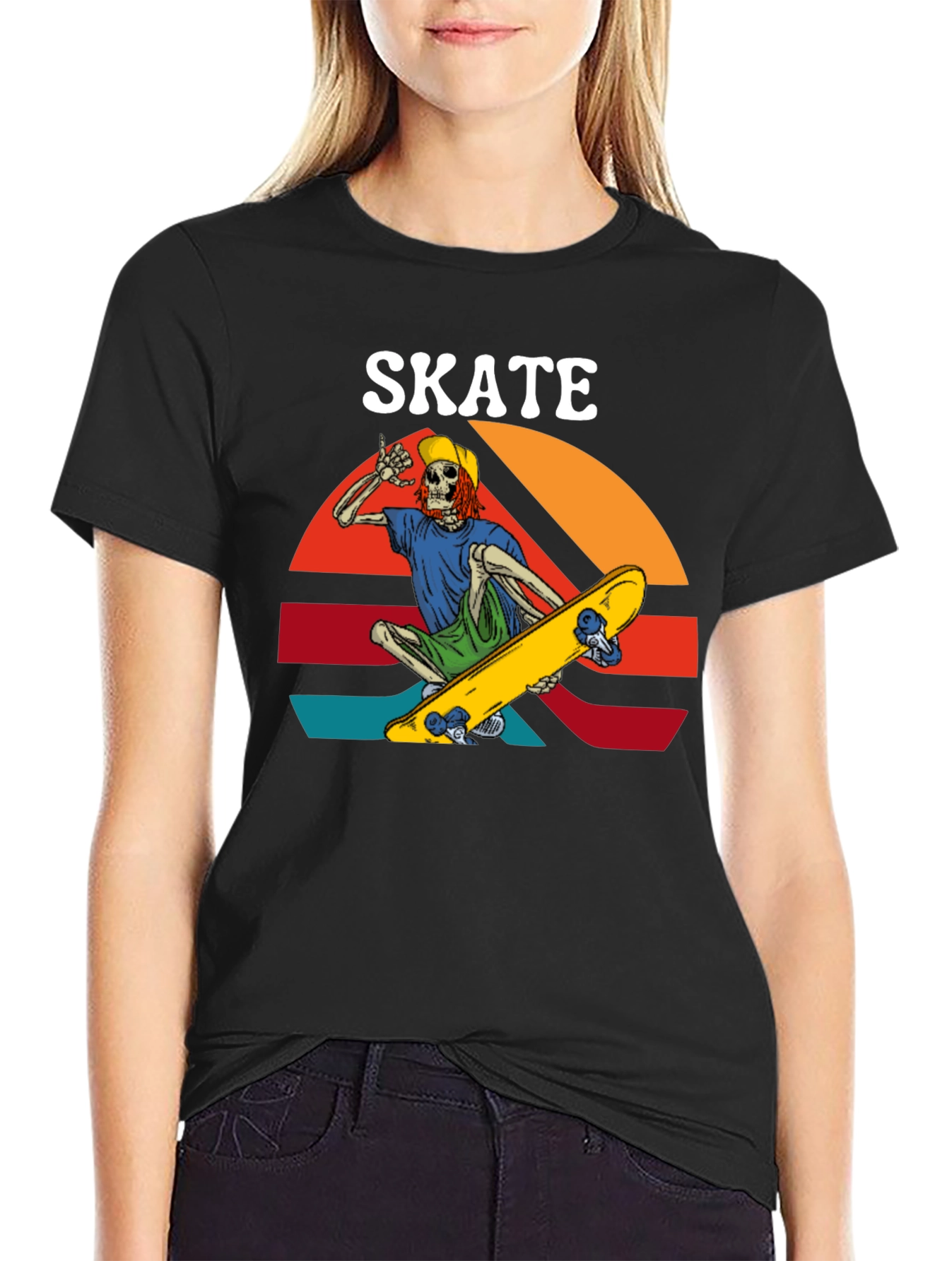 Skate Skeleton T-Shirt