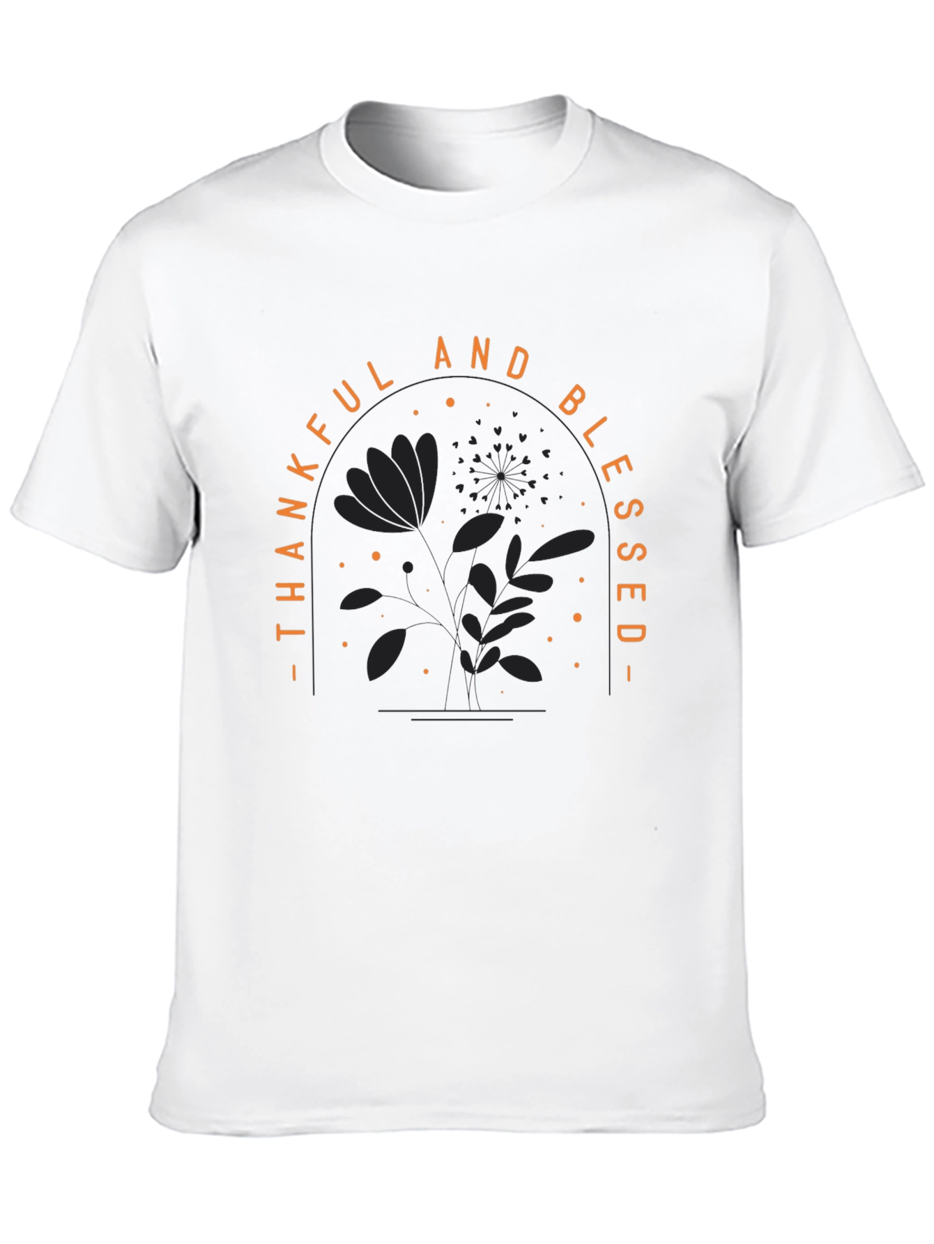 Thankful and Blessed Graphic T-Shirt