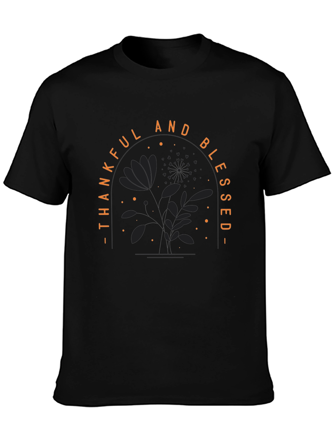 Thankful and Blessed Graphic T-Shirt