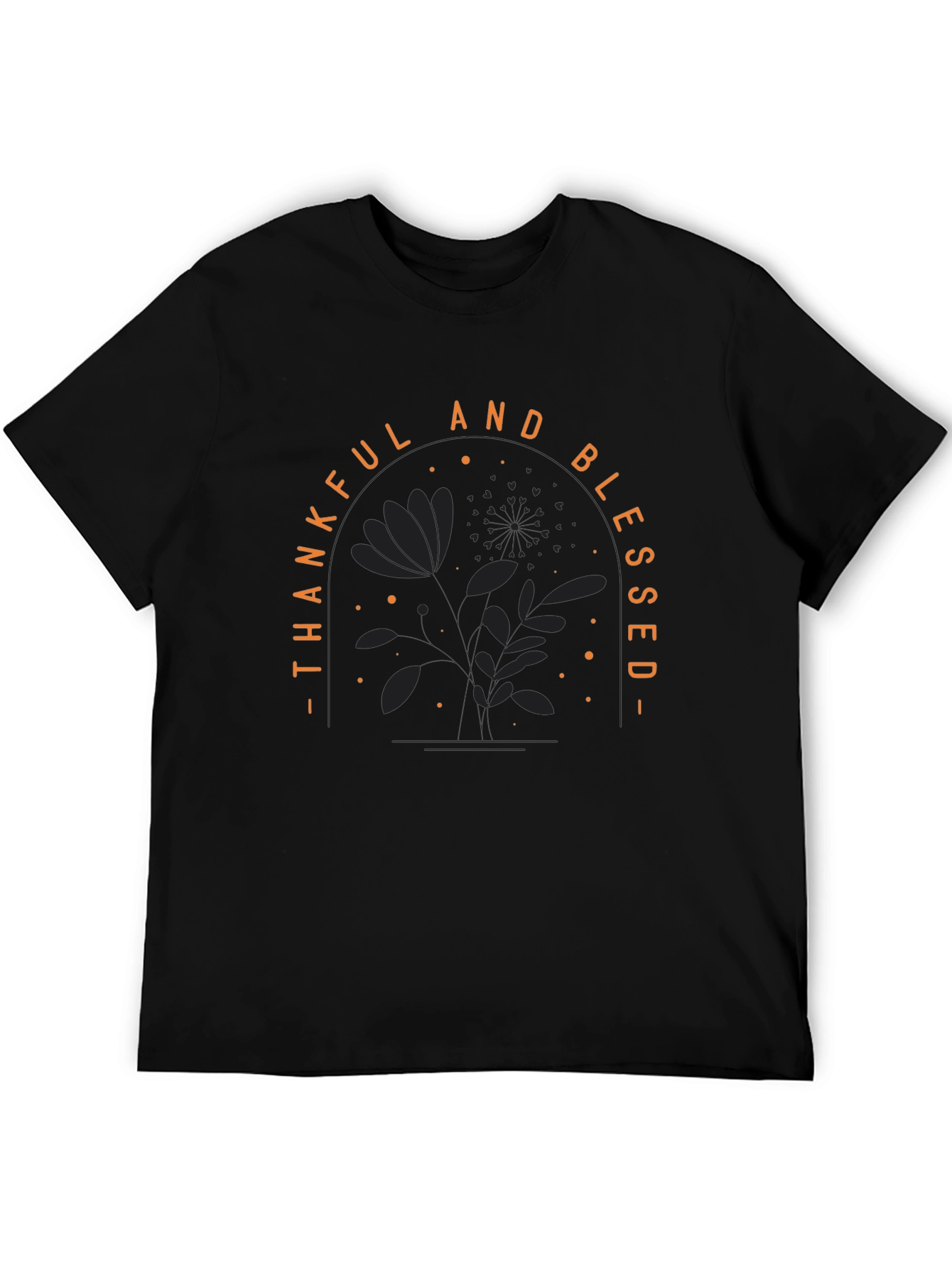Thankful and Blessed Graphic T-Shirt