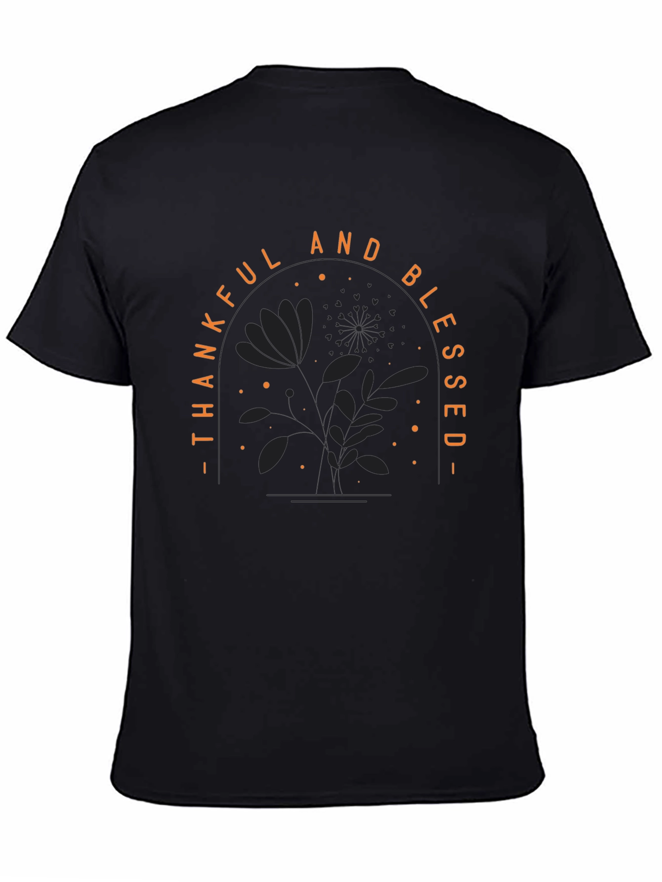 Thankful and Blessed Graphic T-Shirt