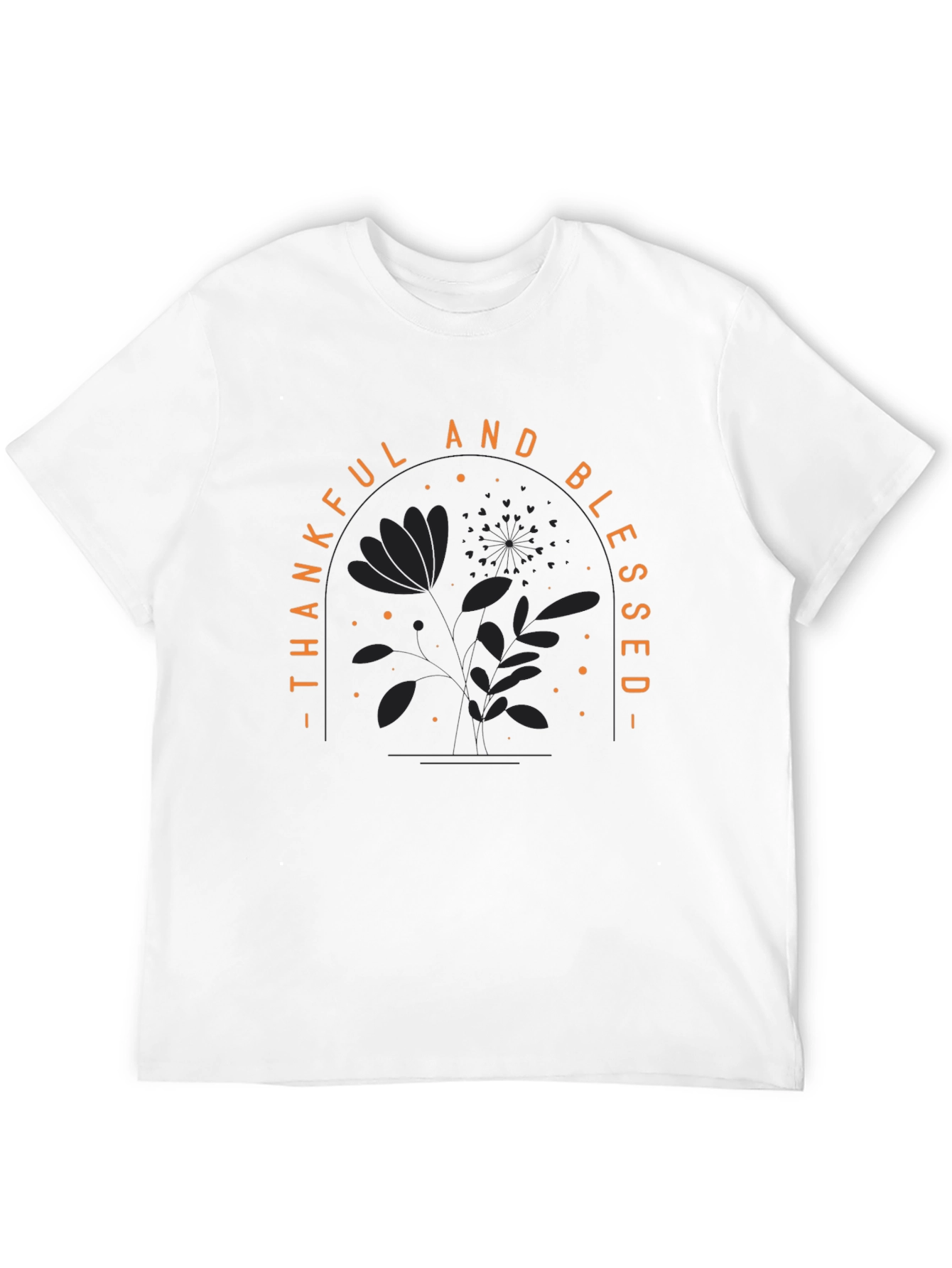 Thankful and Blessed Graphic T-Shirt