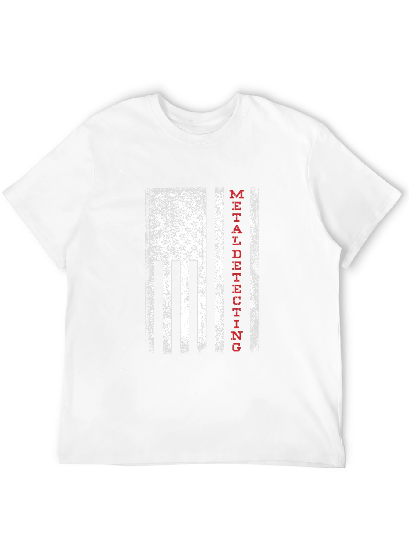 Metal Detecting USA Flag T-Shirt