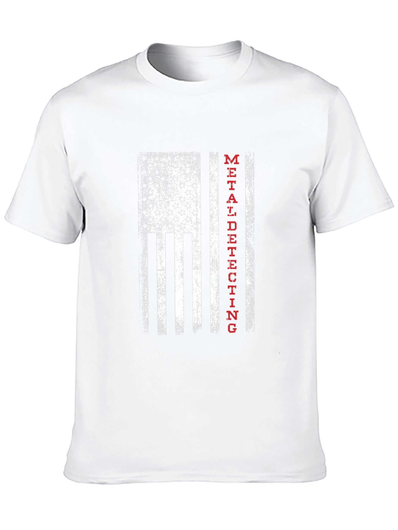 Metal Detecting USA Flag T-Shirt