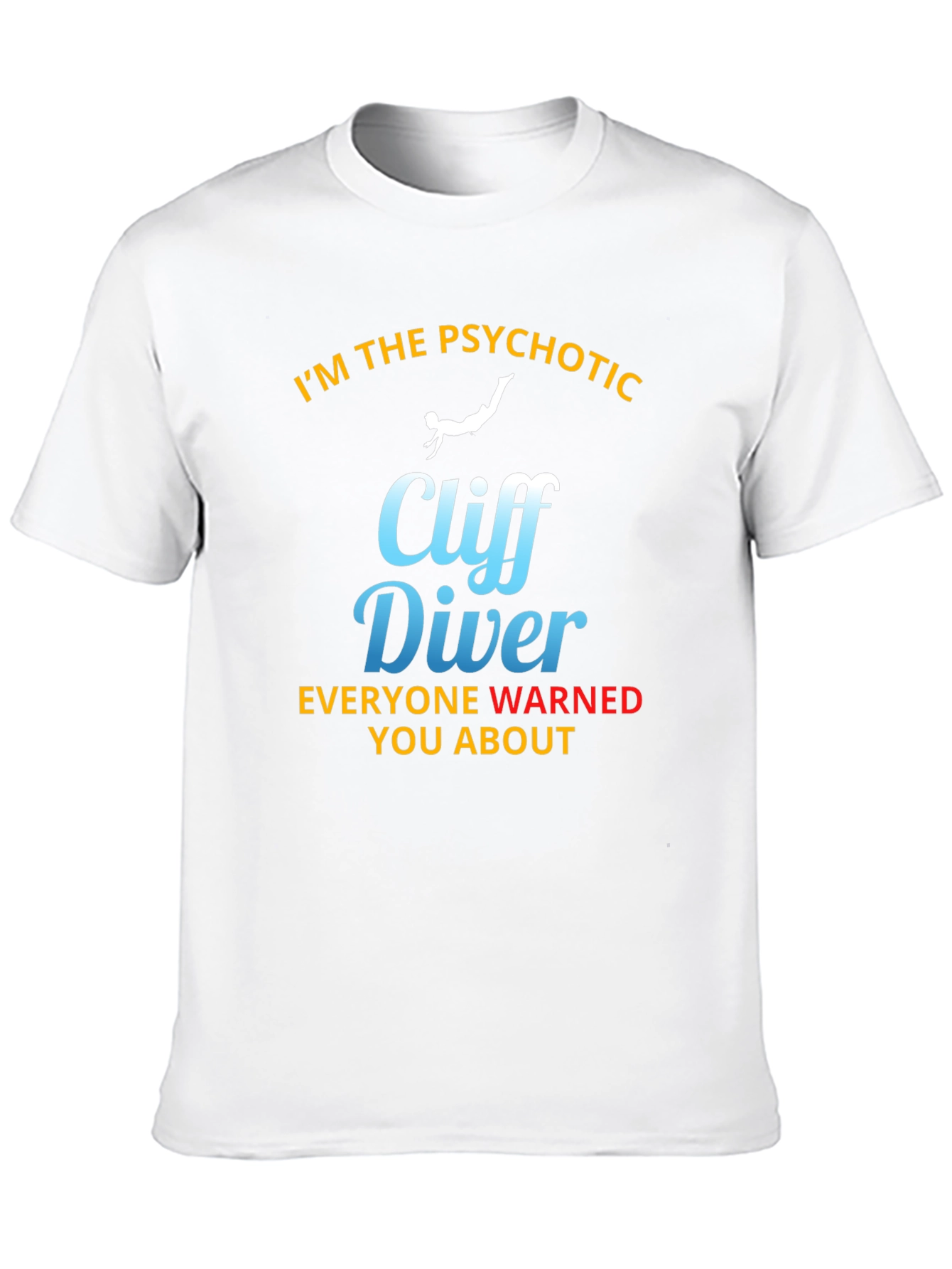 Psychotic Cliff Diver Graphic T-Shirt