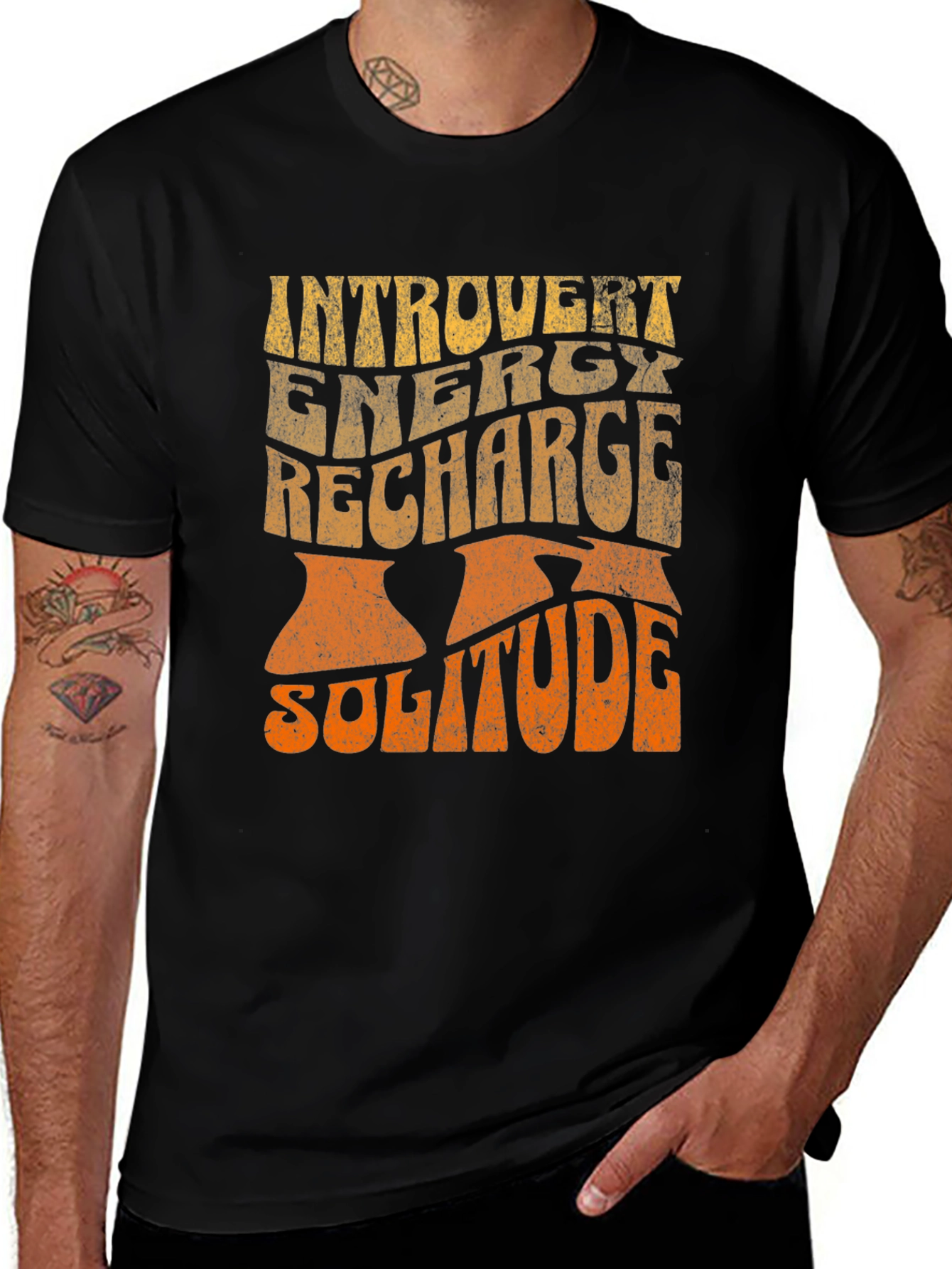 Introvert Energy T-Shirt - Recharge Solitude