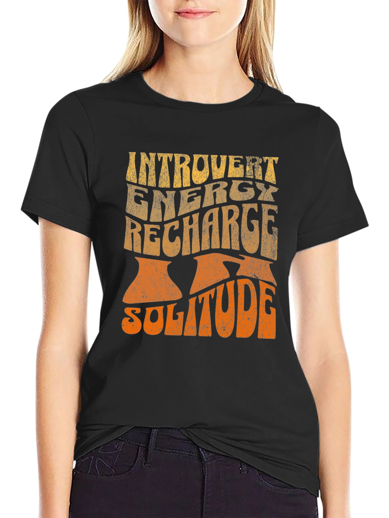 Introvert Energy T-Shirt - Recharge Solitude