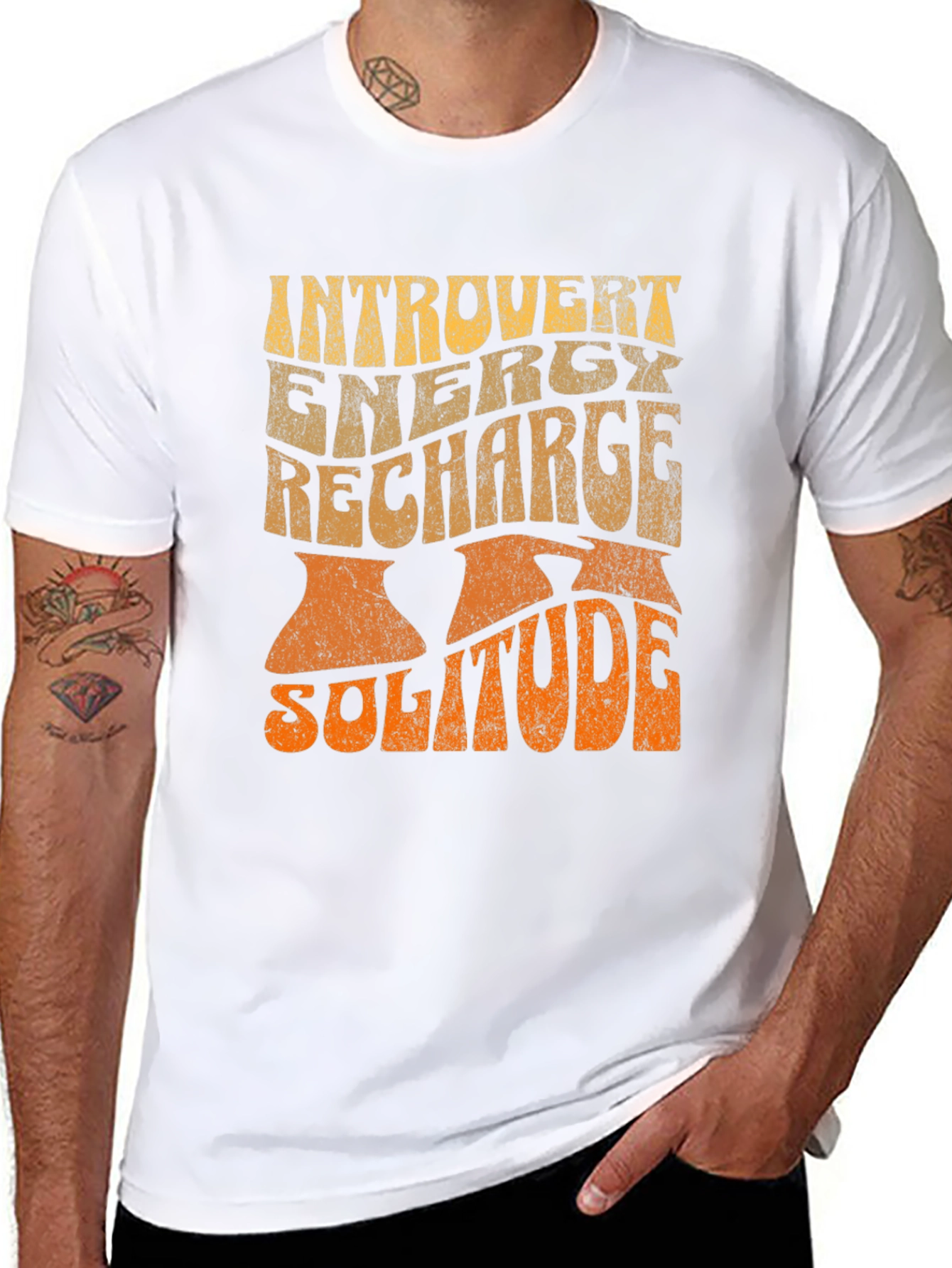 Introvert Energy T-Shirt - Recharge Solitude