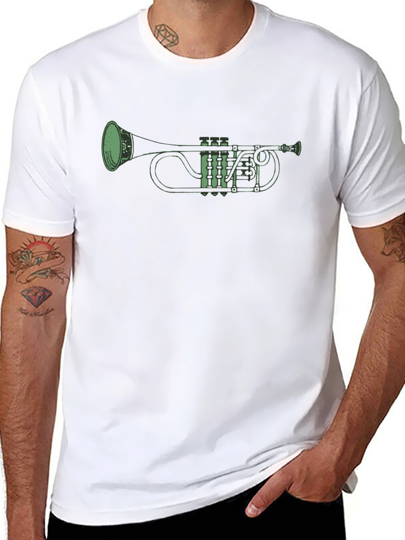 Trumpet Graphic Tee - Musicians Delight