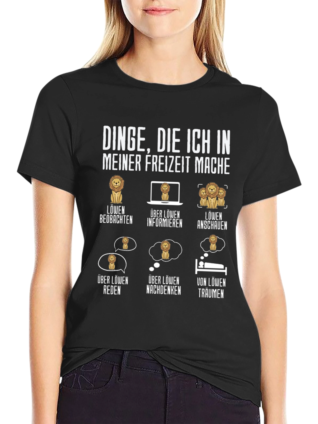 Lion Hobby T-Shirt - My Leisure Activities