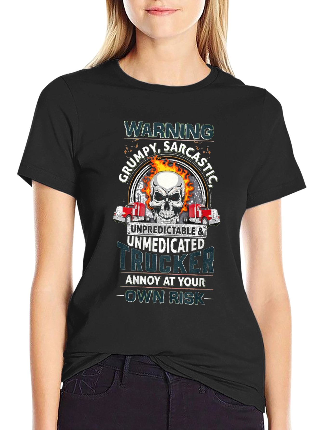 Grumpy Sarcastic Trucker T-Shirt