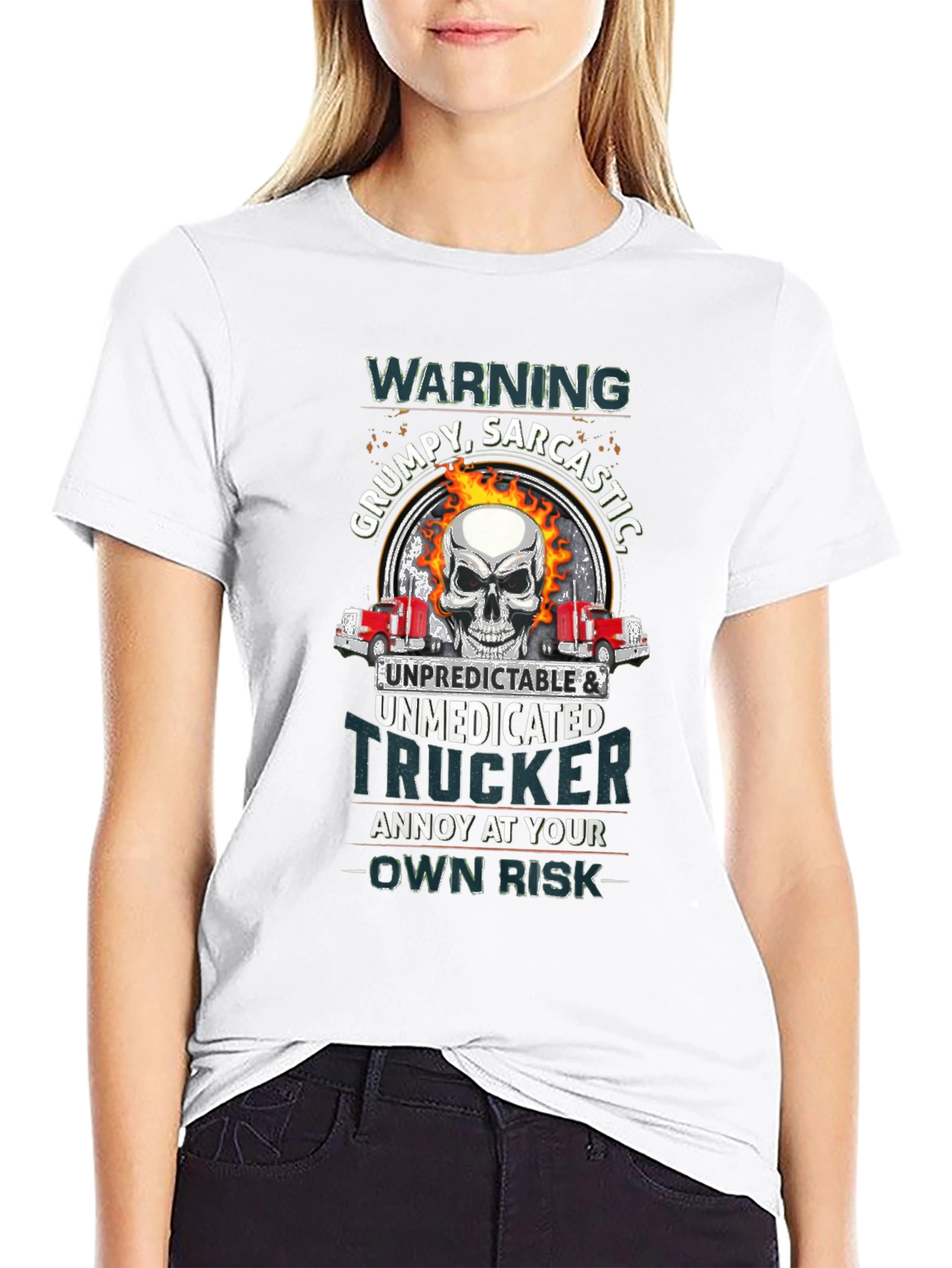 Grumpy Sarcastic Trucker T-Shirt