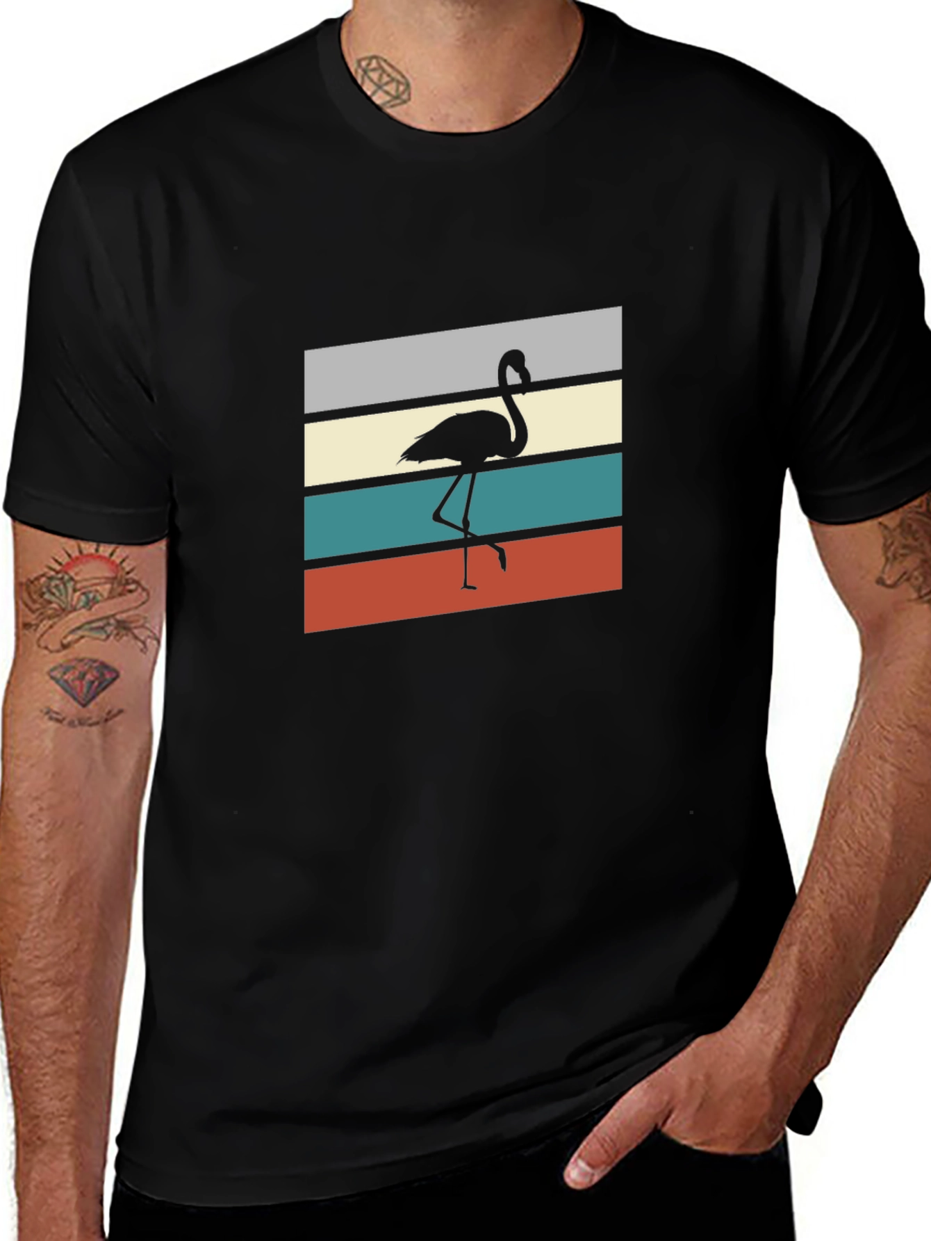 Retro Flamingo T-Shirt - Classic Cool Style