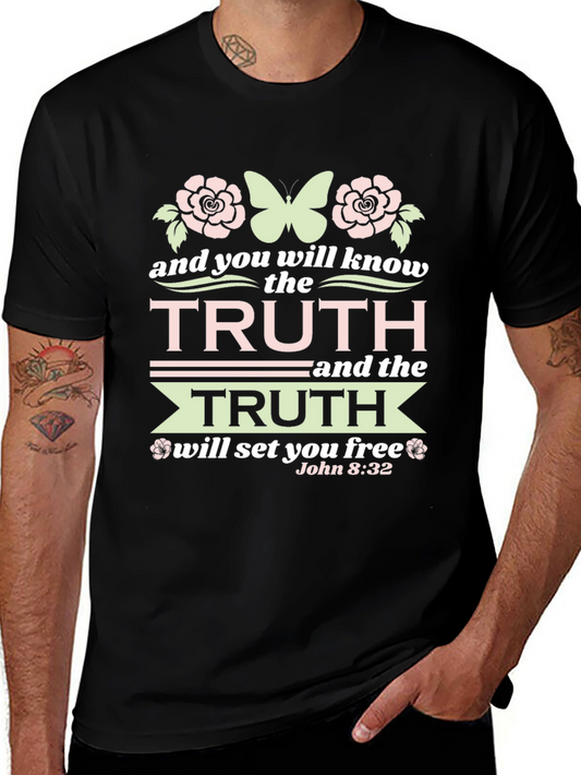 Know the Truth T-Shirt - John 8:32 Bible Verse Tee
