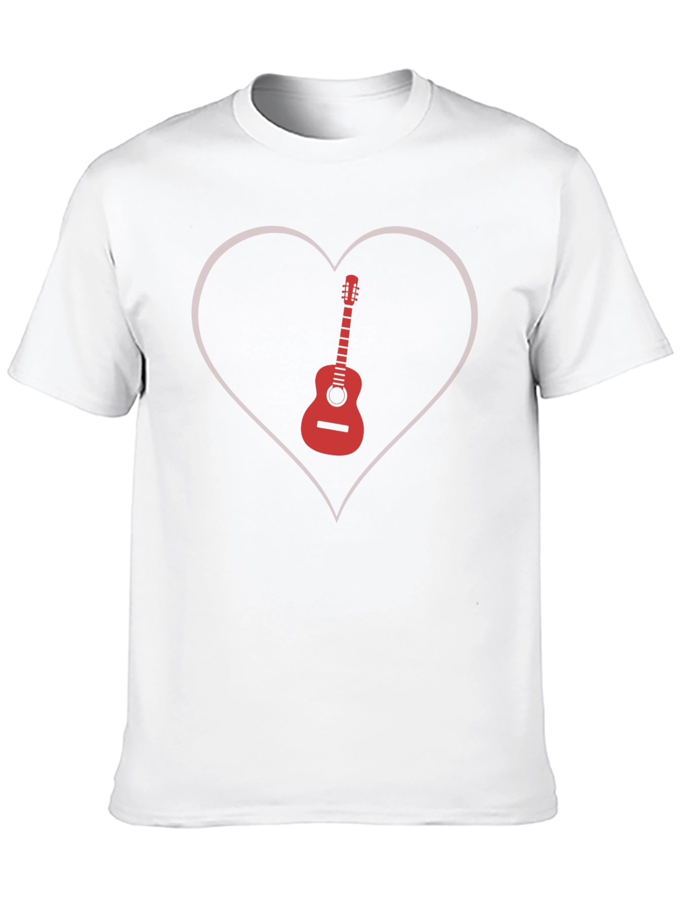 Guitar Heart Graphic Tee - Musicians Love