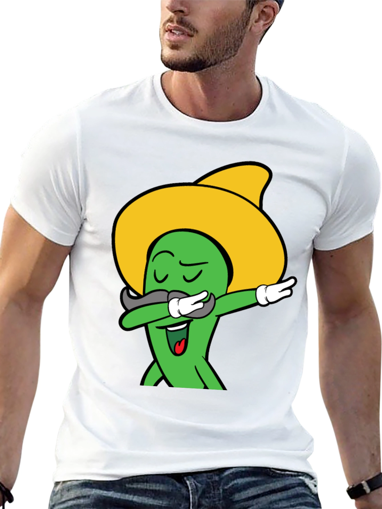 Funny Dabbing Jalapeno Black T-Shirt