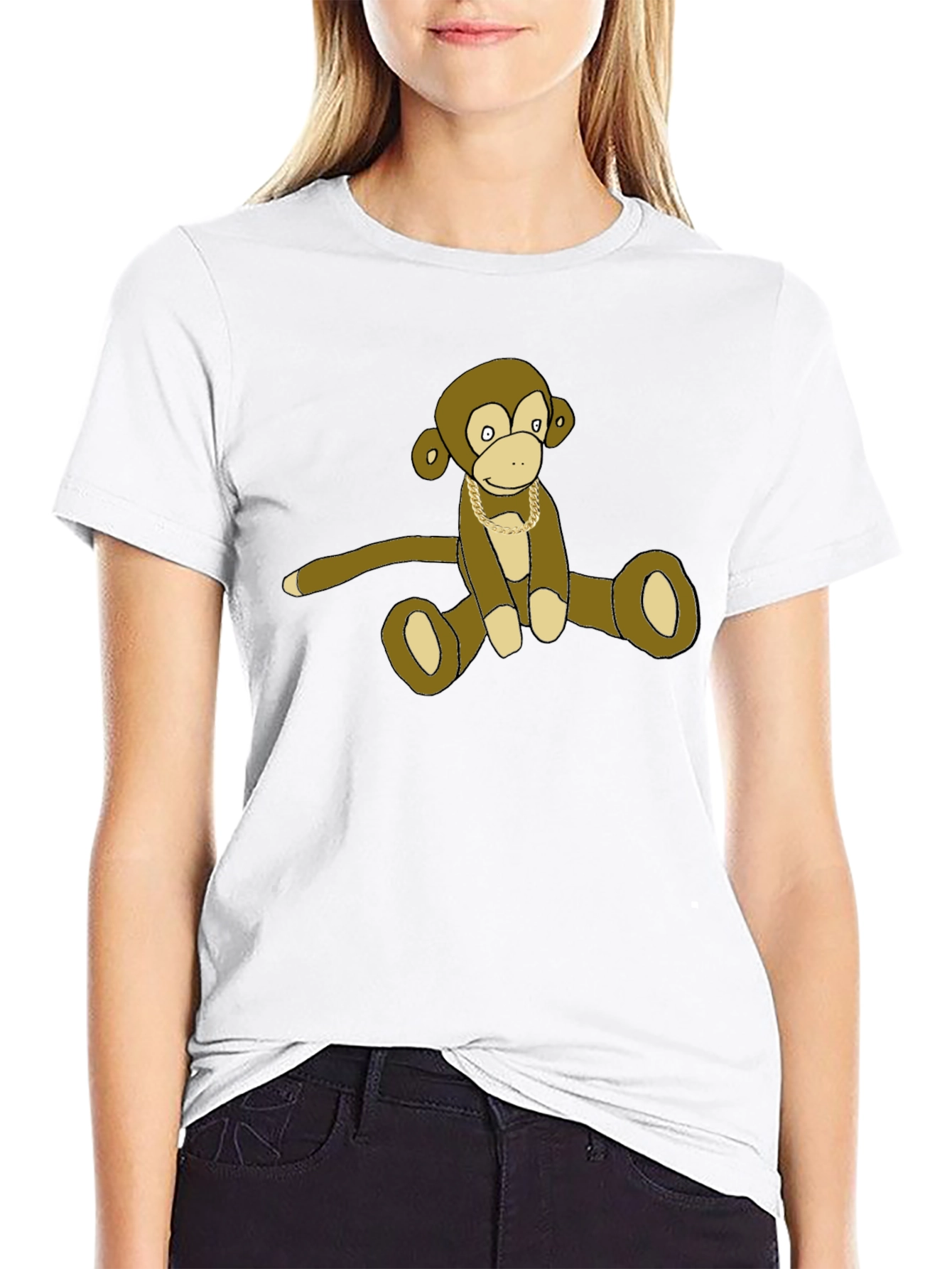 Monkey Chain T-Shirt - Cool Casual Tee