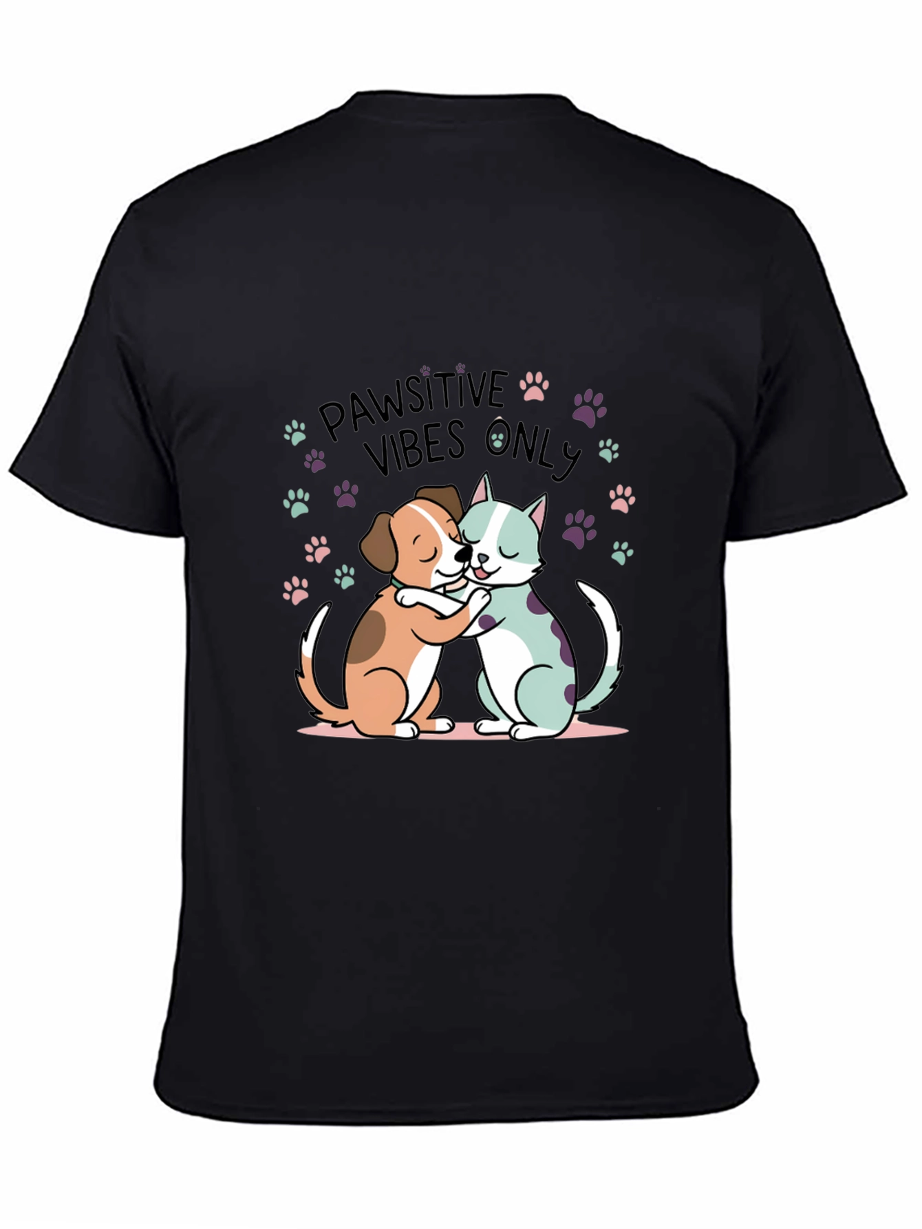 Pawsitive Vibes Only Graphic Tee