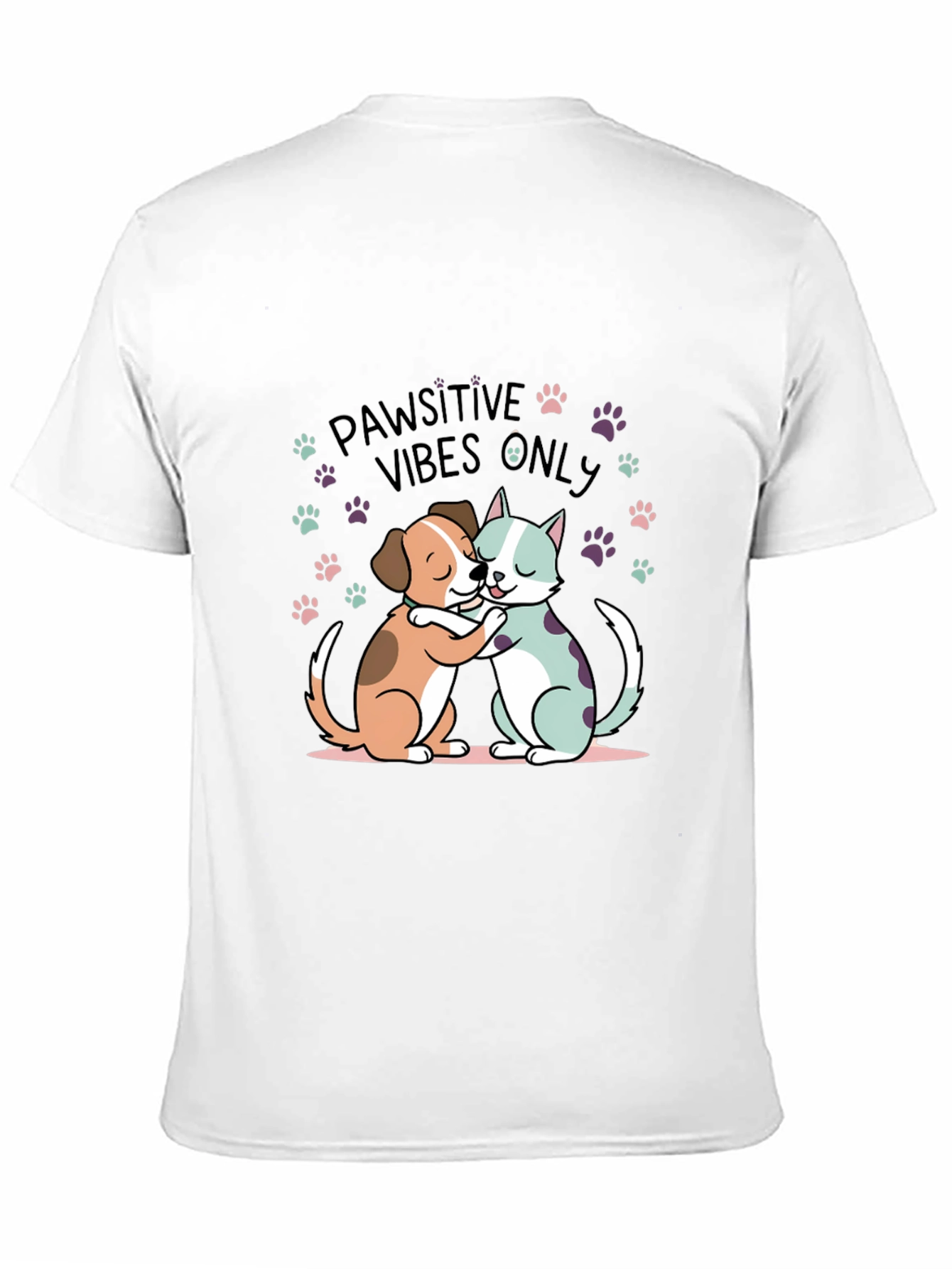 Pawsitive Vibes Only Graphic Tee
