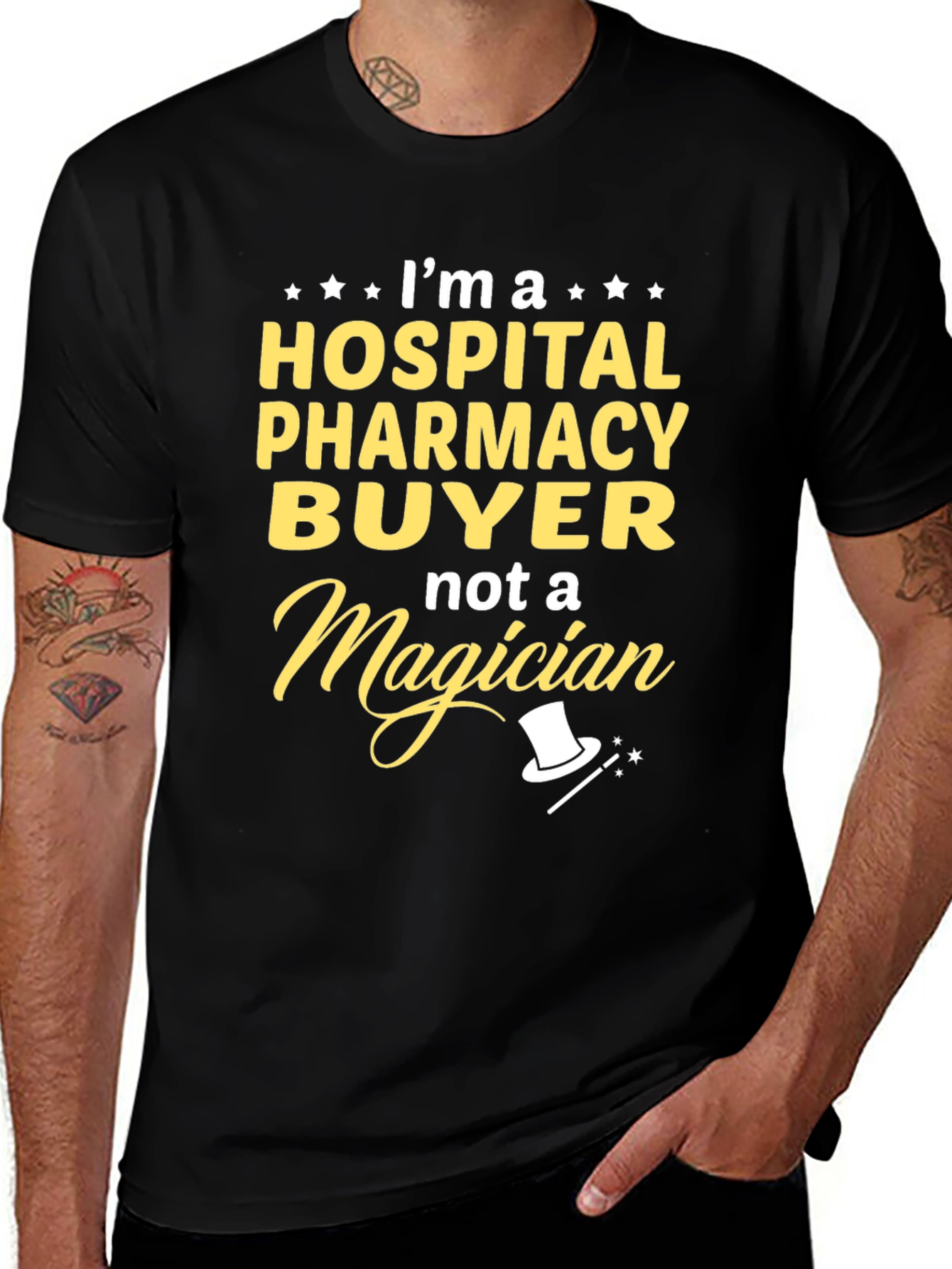 Hospital Pharmacy Buyer T-Shirt - Not a Magician