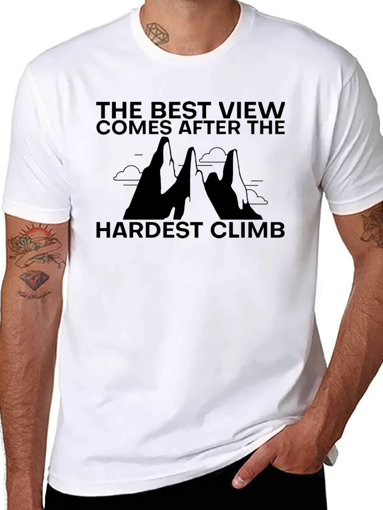 Motivational Mountain Climb T-Shirt