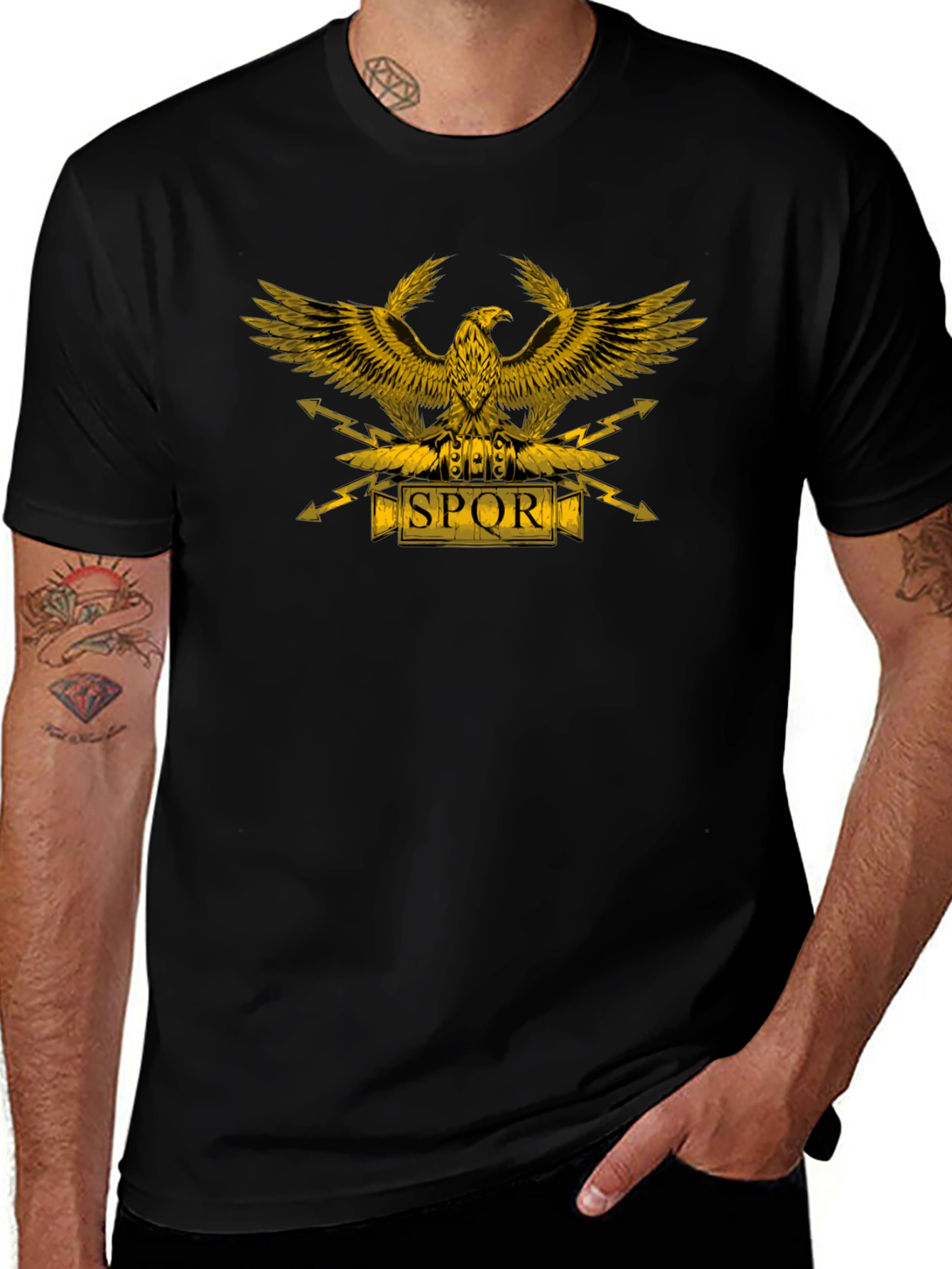 SPQR Roman Eagle T-Shirt