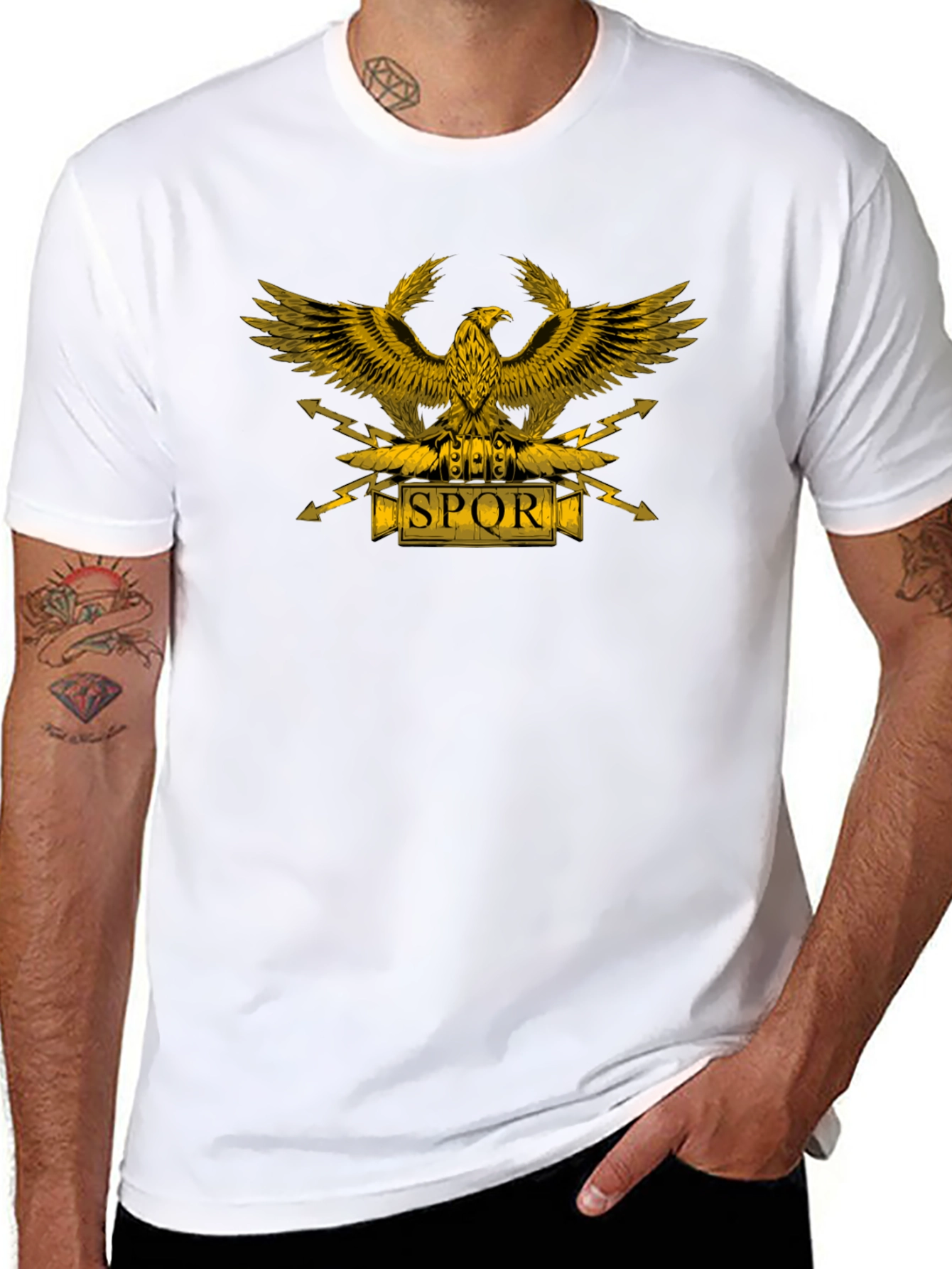 SPQR Roman Eagle T-Shirt
