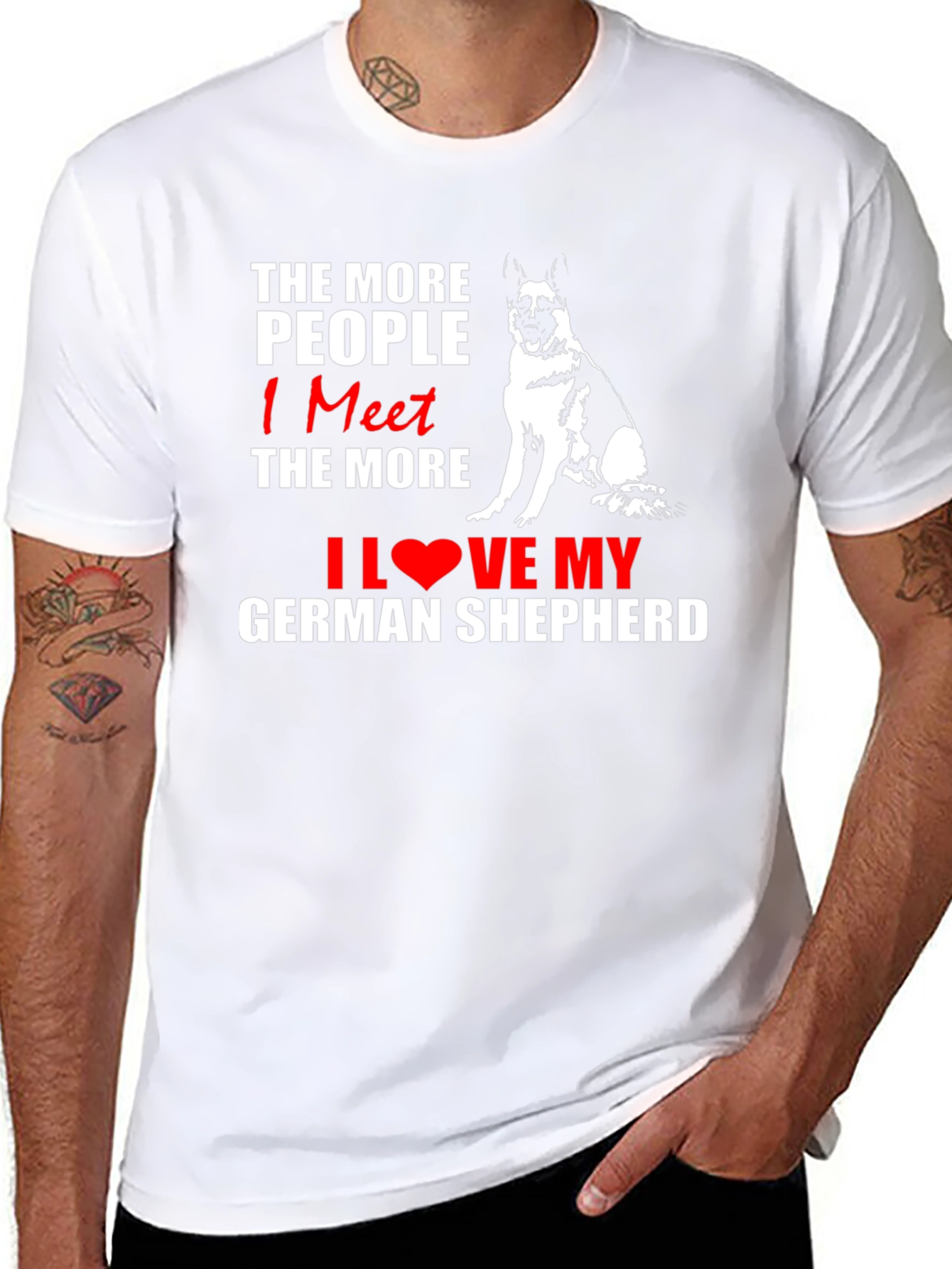German Shepherd Lover Graphic Tee