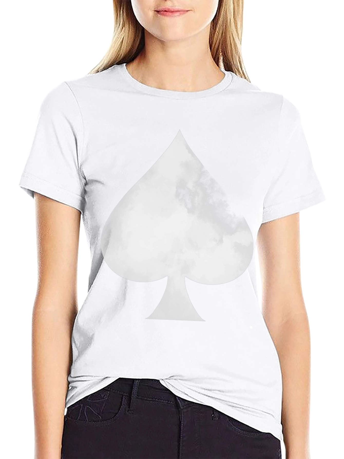 Spade Cloud Graphic T-Shirt - Casual Style