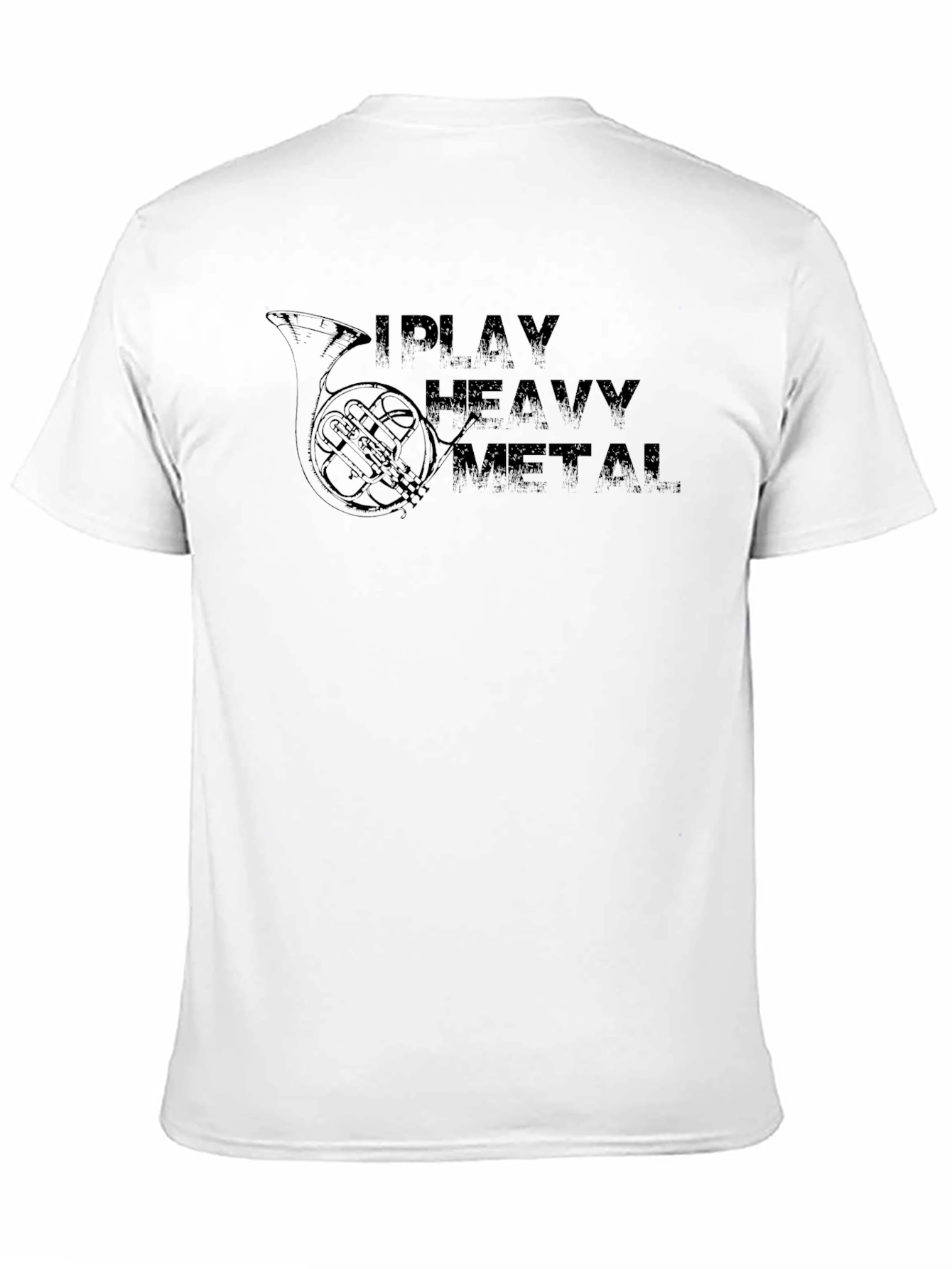 I Play Heavy Metal Black T-Shirt