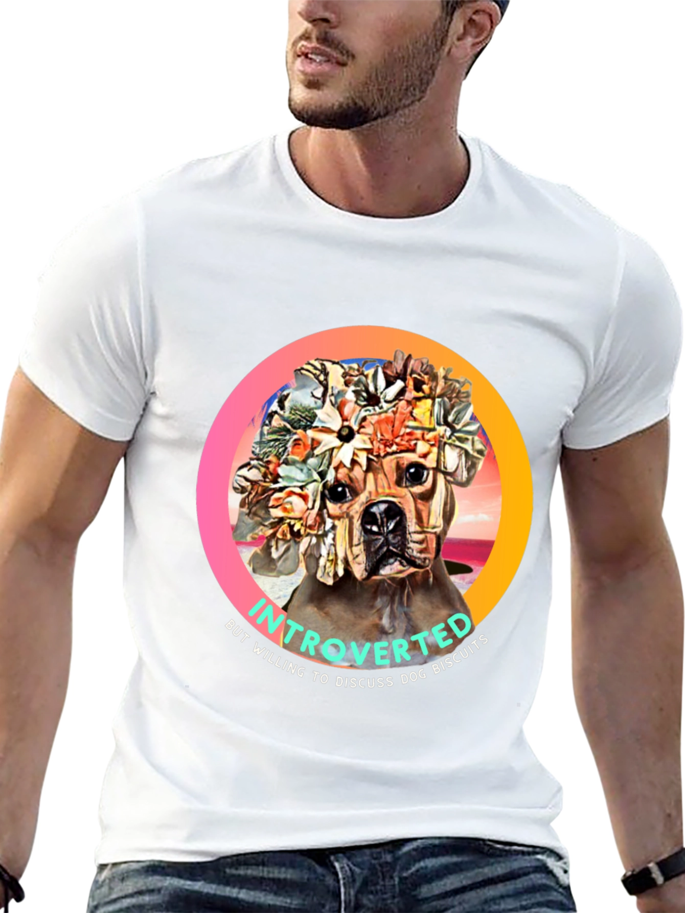 Introverted Dog Biscuit T-Shirt