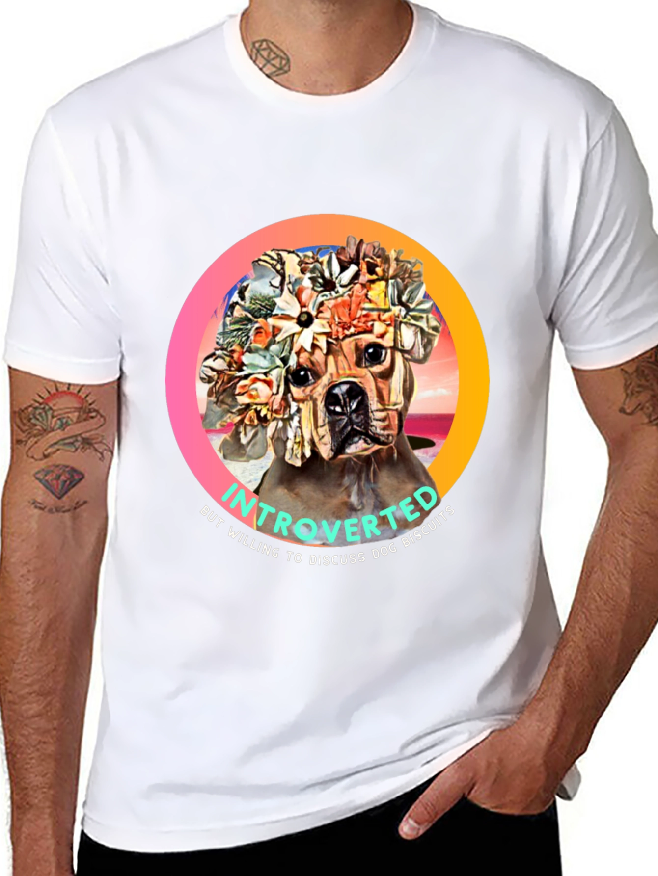 Introverted Dog Biscuit T-Shirt