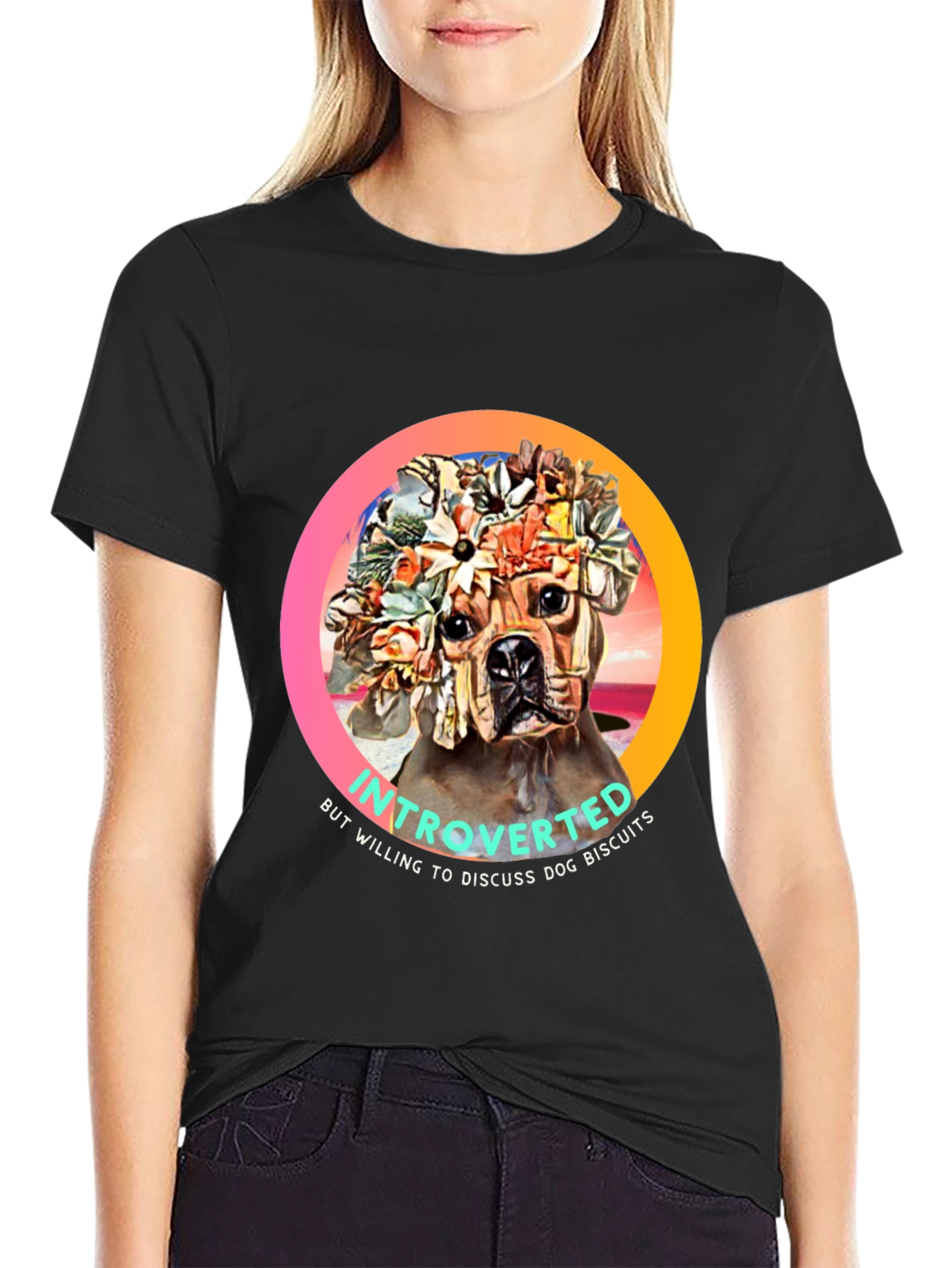 Introverted Dog Biscuit T-Shirt