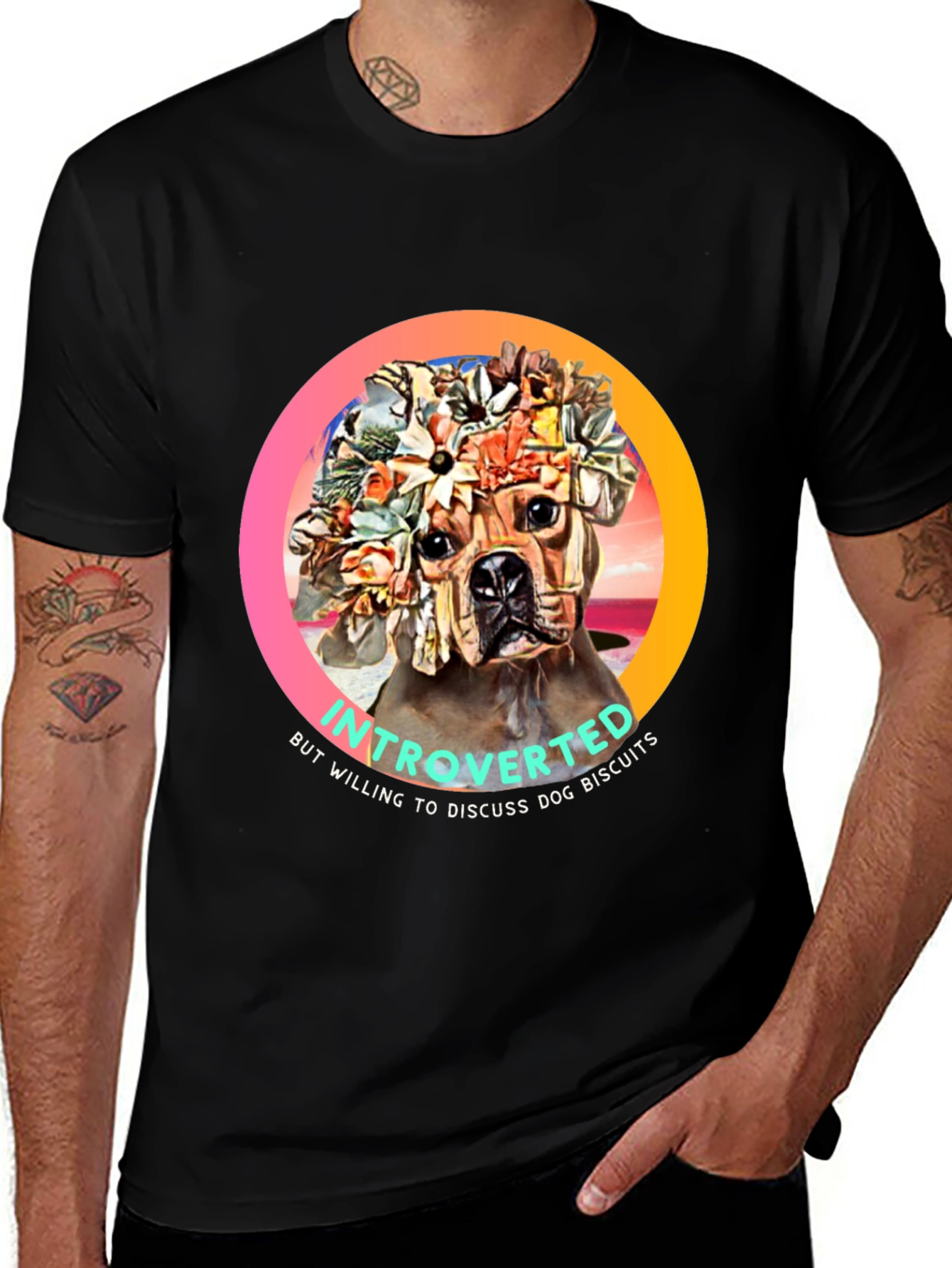 Introverted Dog Biscuit T-Shirt