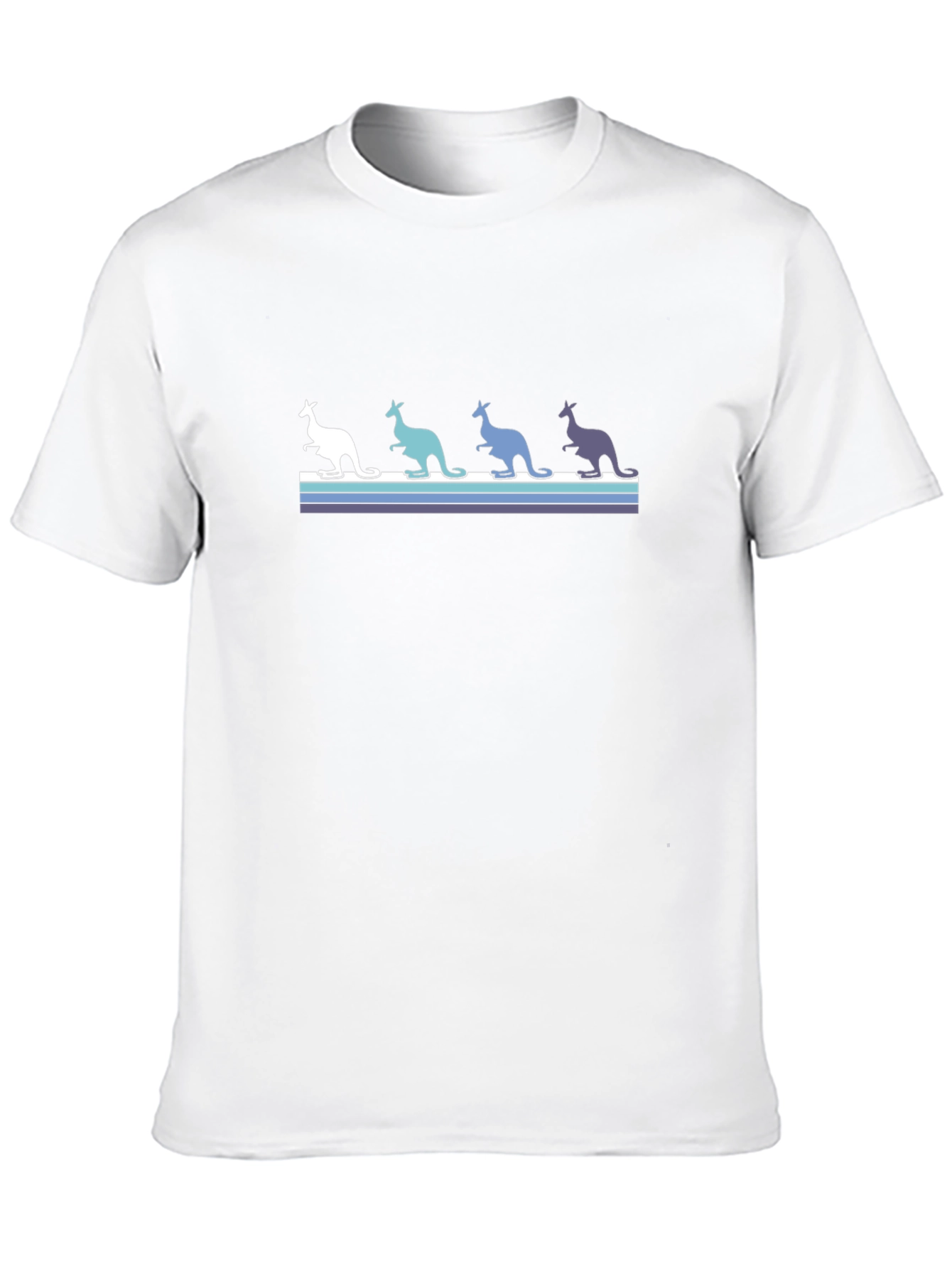 Retro Kangaroo T-Shirt - Black