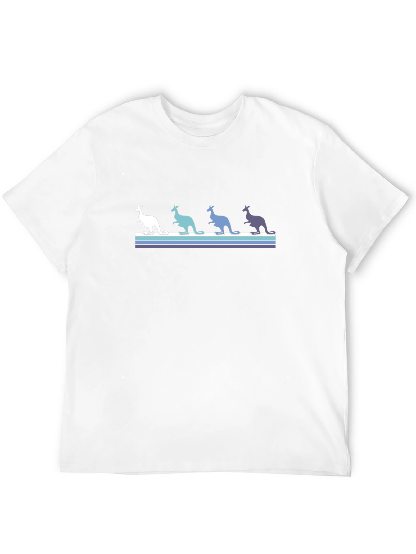 Retro Kangaroo T-Shirt - Black