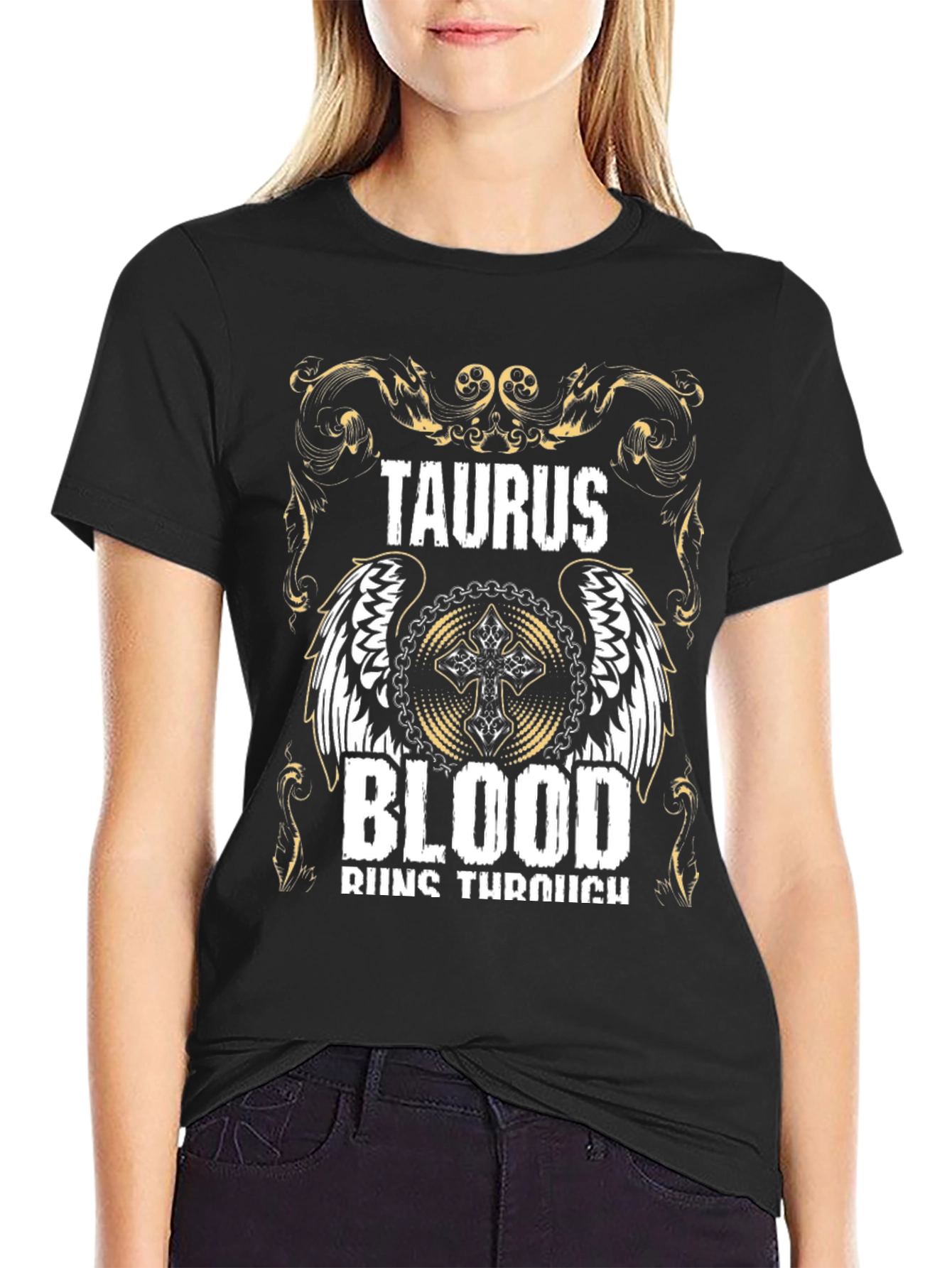 Taurus Blood Graphic Tee - Zodiac Style