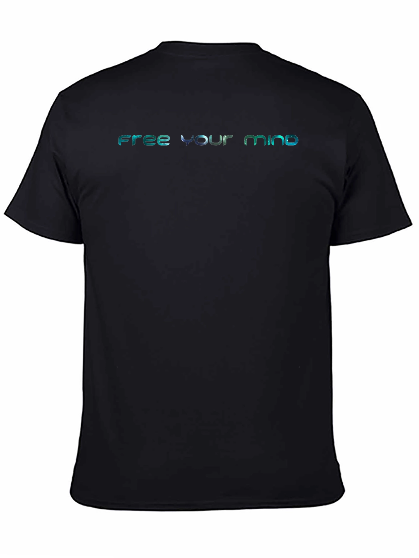 Free Your Mind Graphic Tee - Black Casual T-Shirt