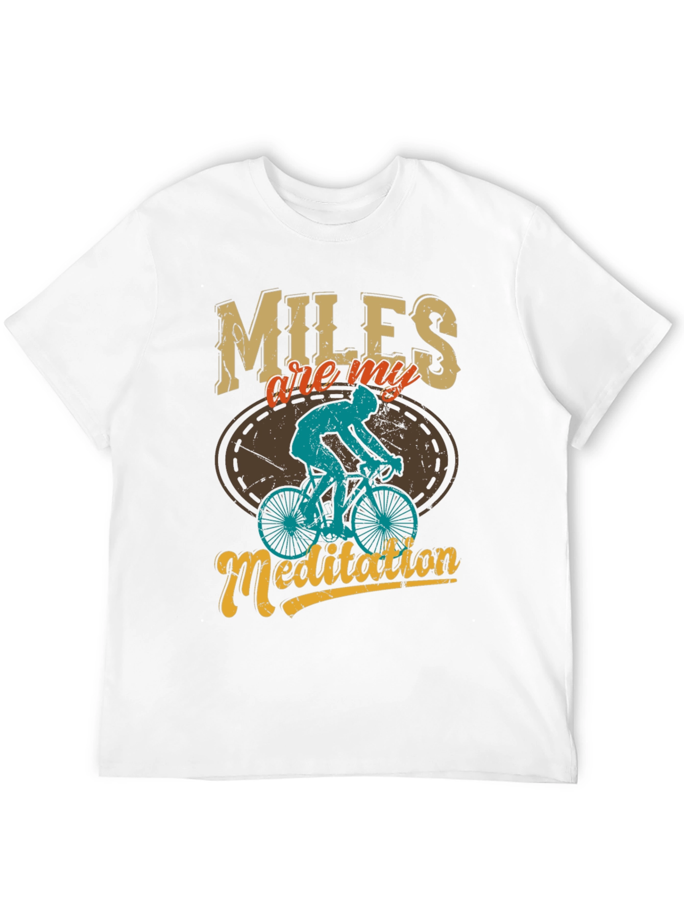 Miles are My Meditation Mens Graphic Tee