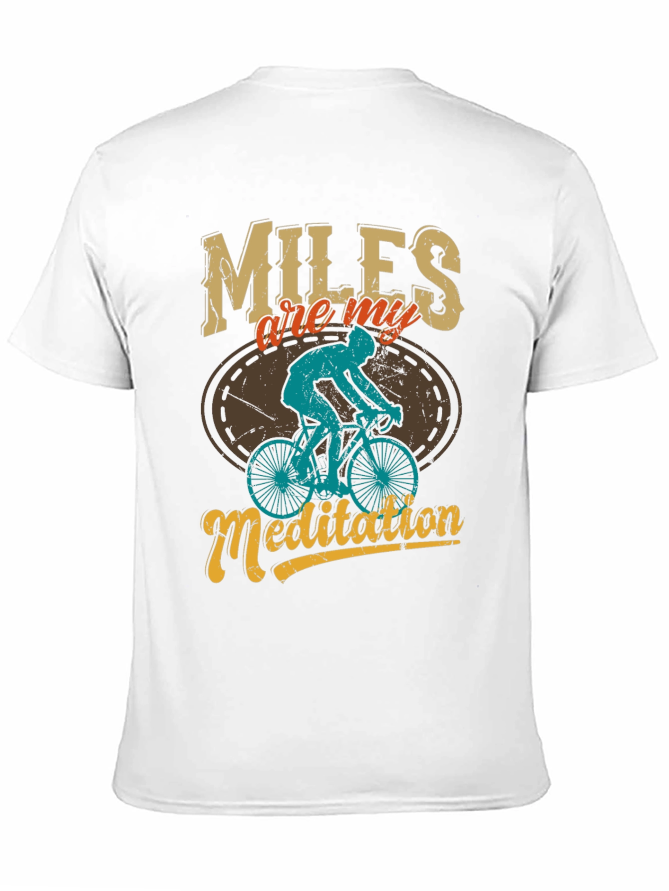 Miles are My Meditation Mens Graphic Tee