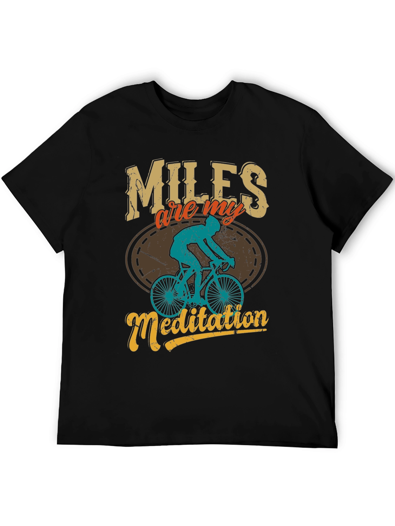 Miles are My Meditation Mens Graphic Tee