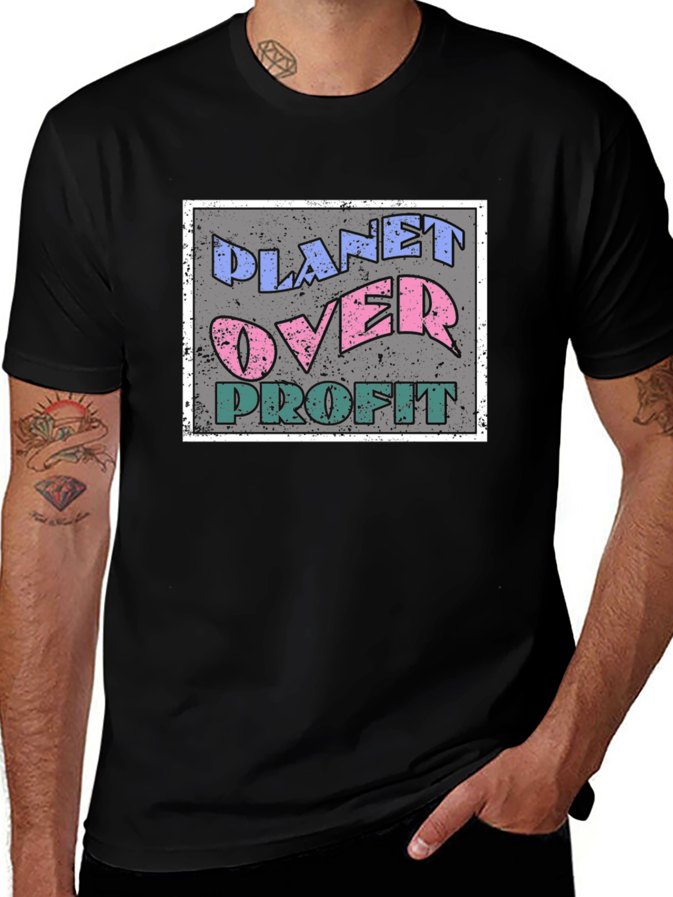 Planet Over Profit Graphic Tee