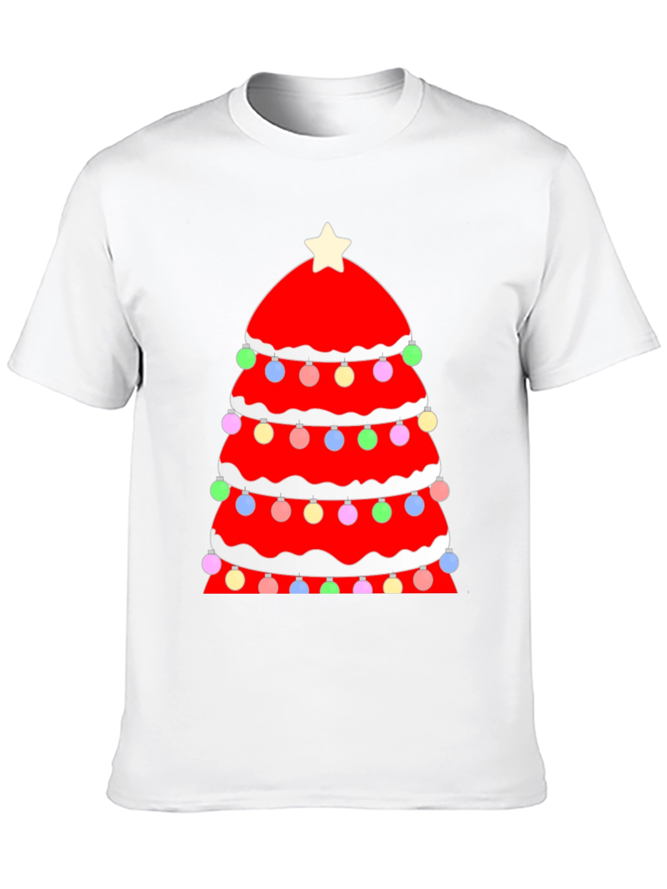 Festive Christmas Tree Graphic Tee
